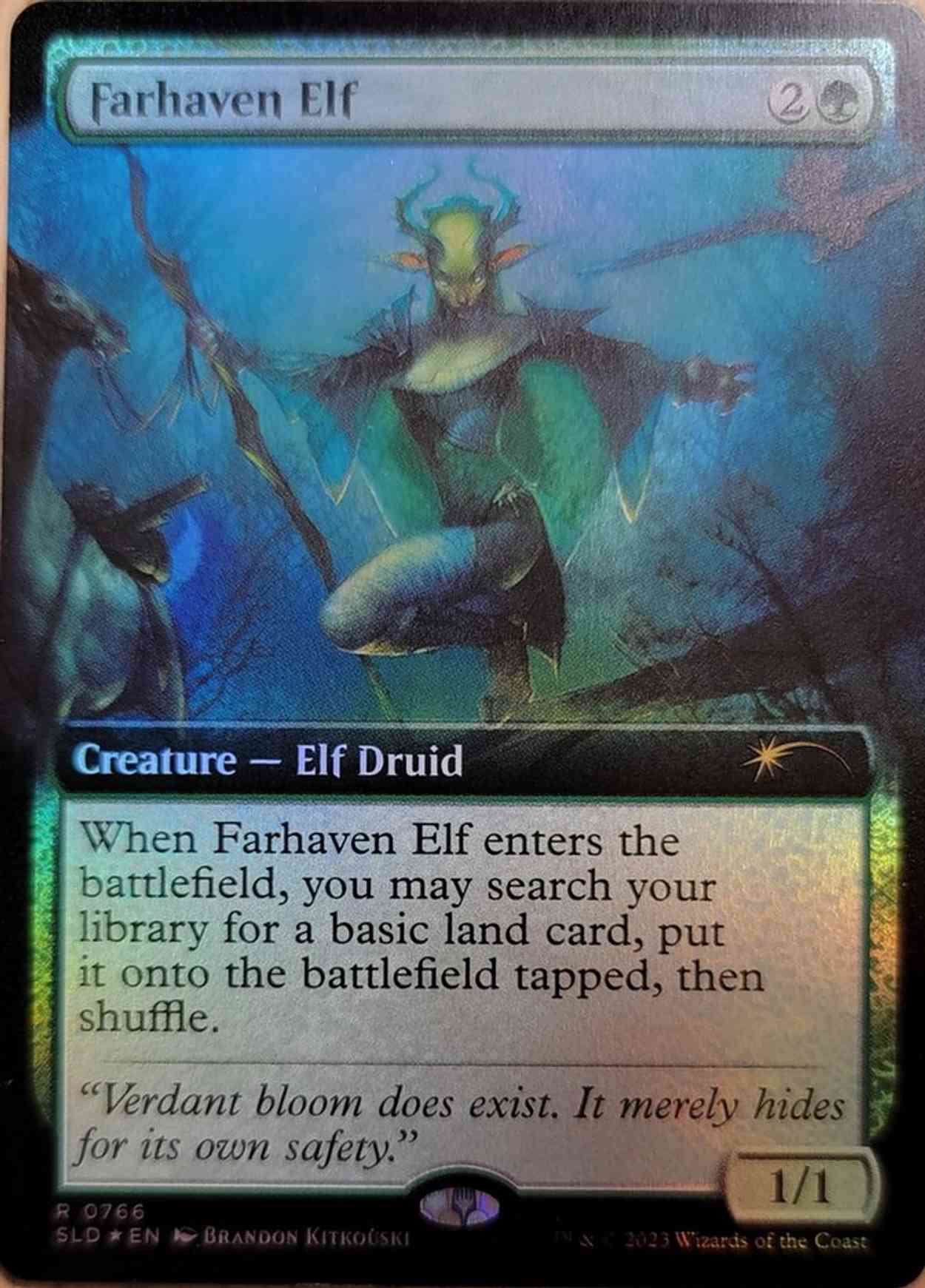 Farhaven Elf (Extended Art) magic card front