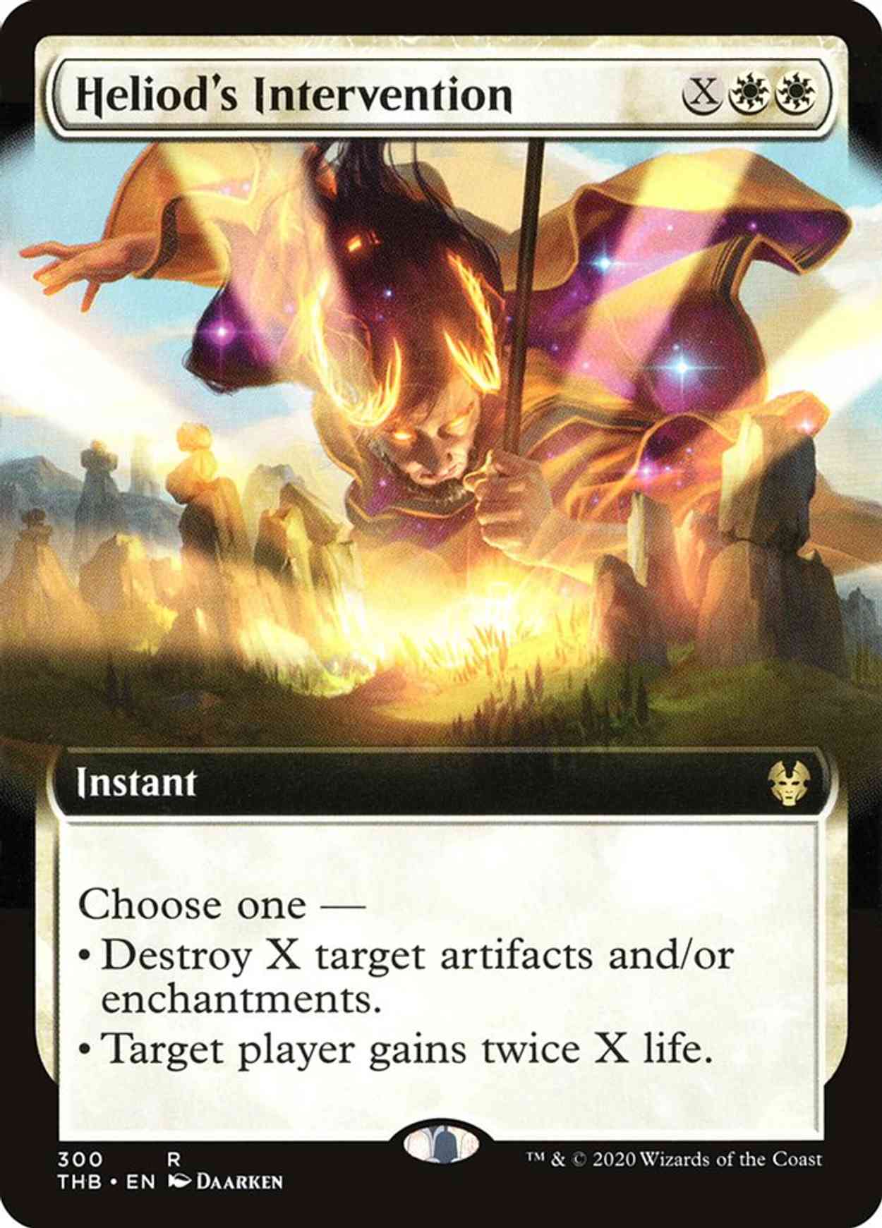 Heliod's Intervention (Extended Art) magic card front