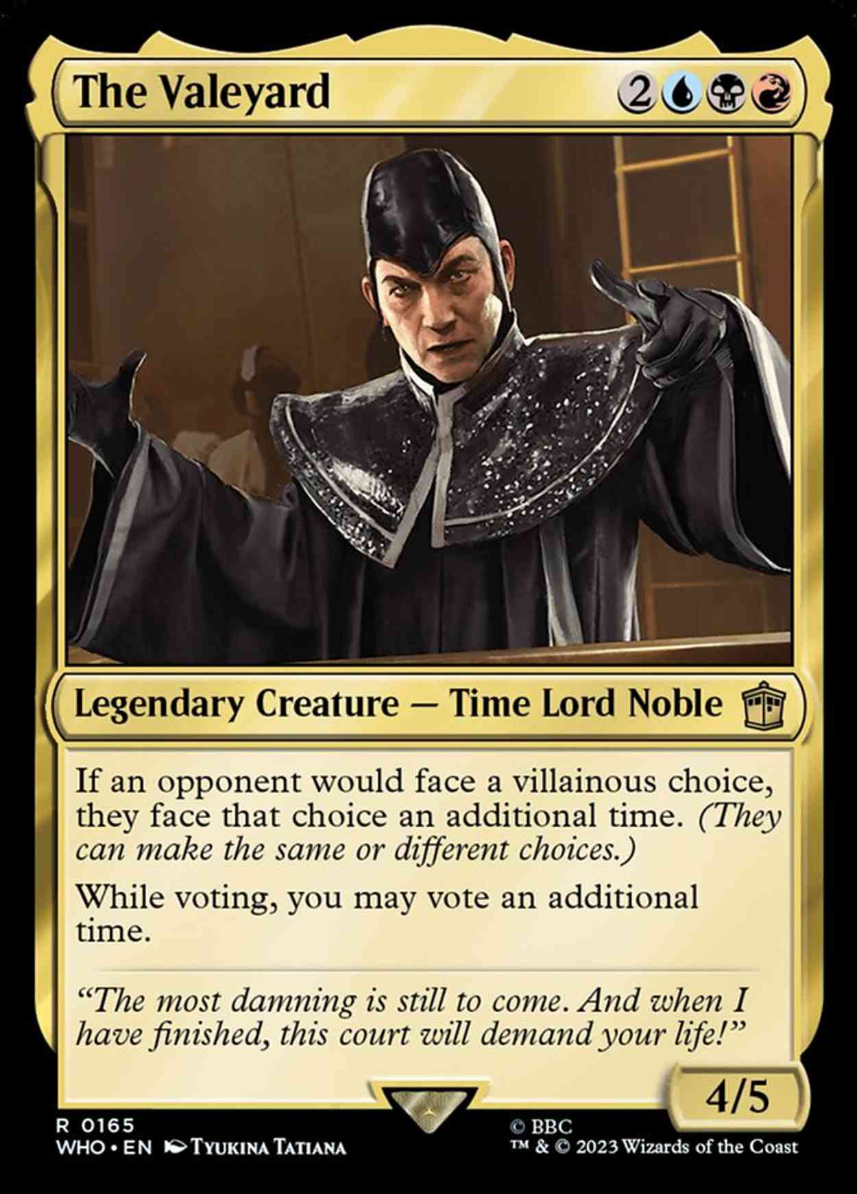 The Valeyard magic card front