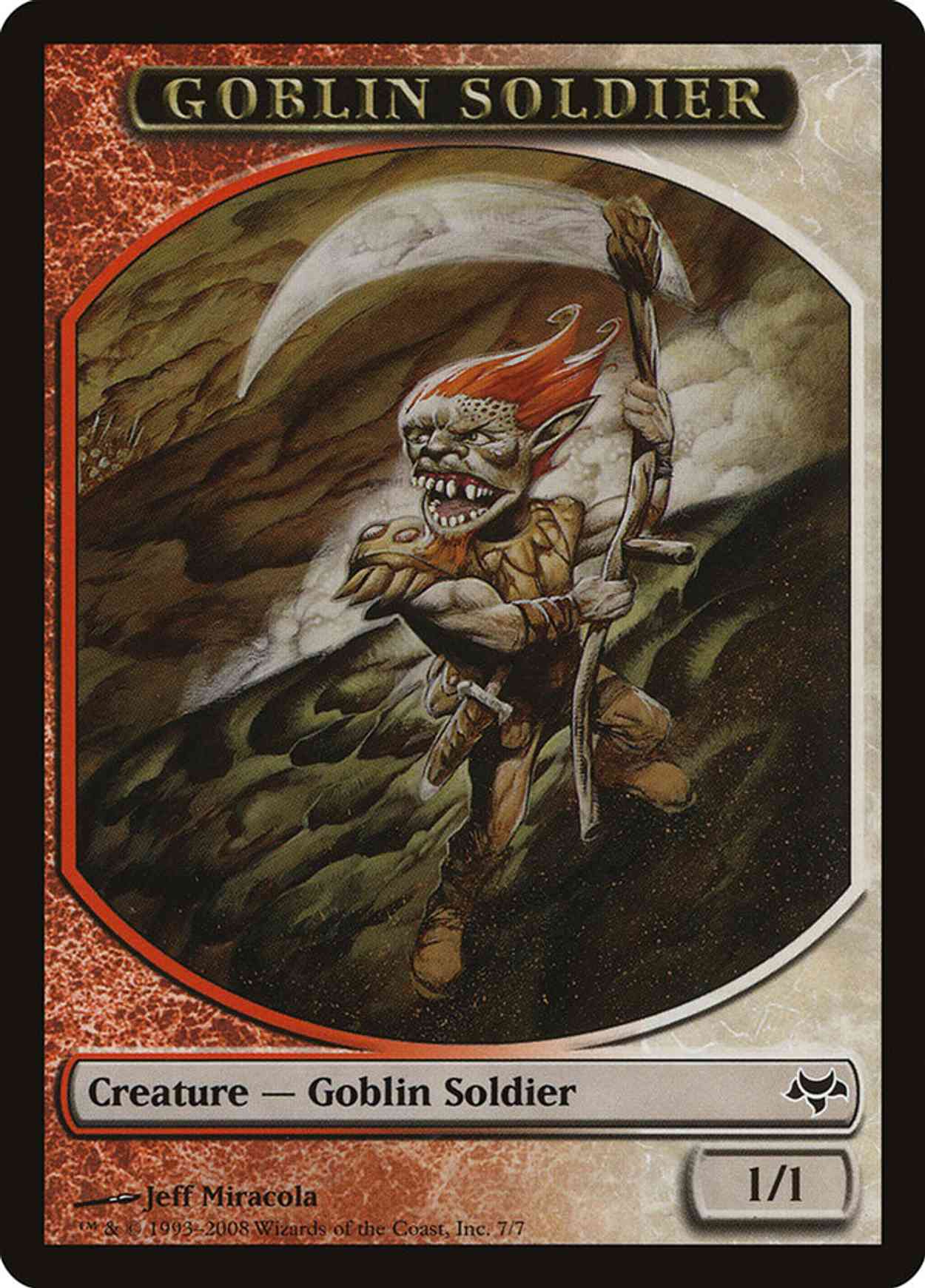 Goblin Soldier Token magic card front