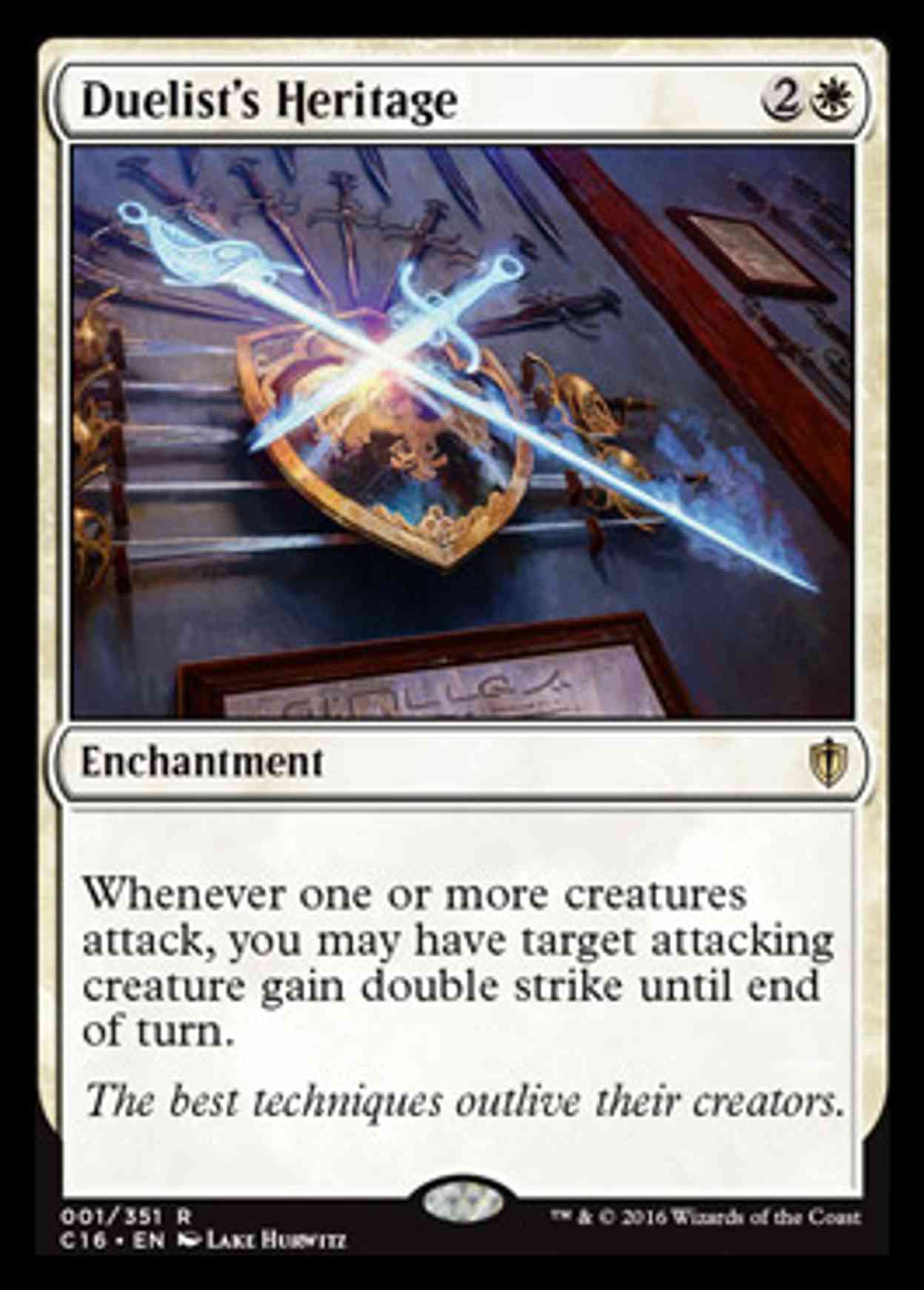 Duelist's Heritage magic card front