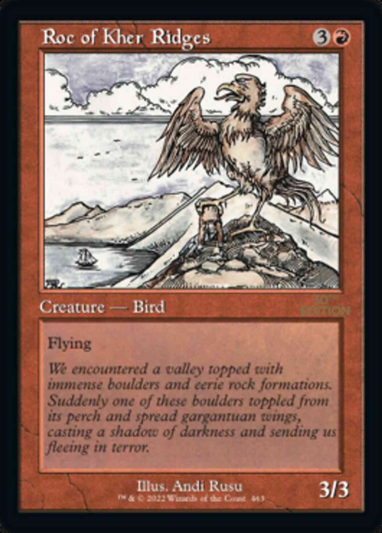 Roc of Kher Ridges (Retro Frame) magic card front