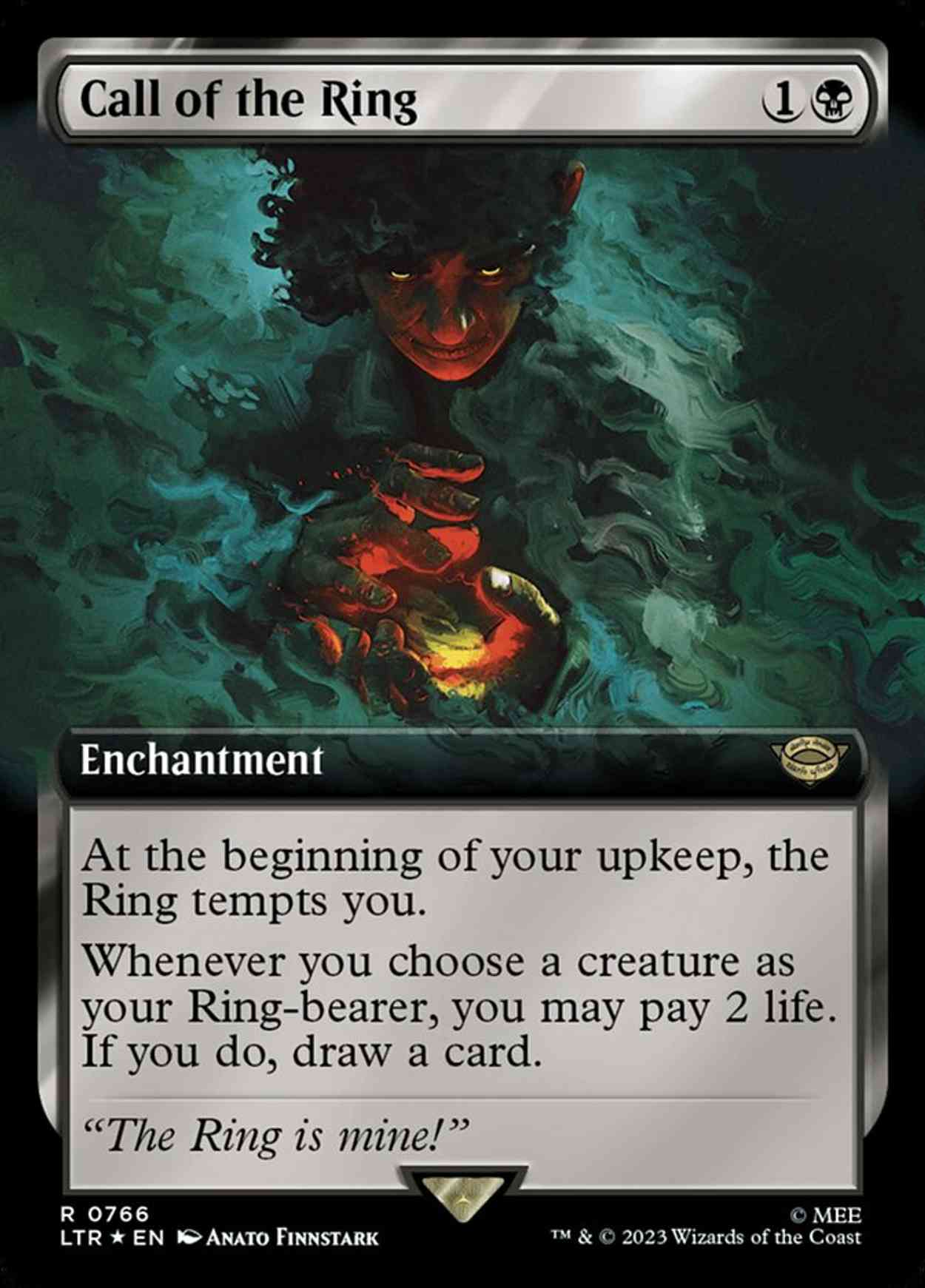 Call of the Ring (Extended Art) (Surge Foil) magic card front