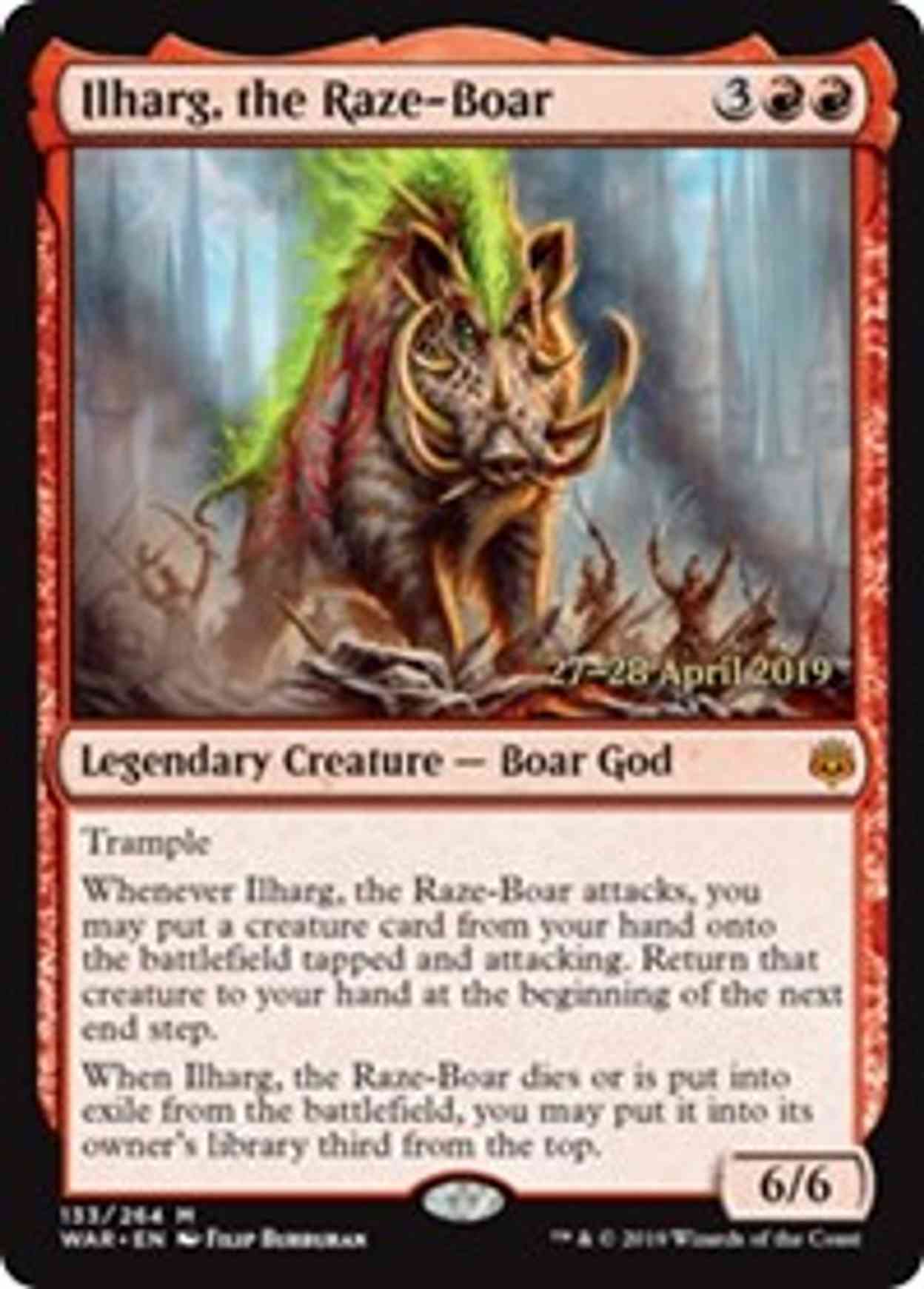 Ilharg, the Raze-Boar magic card front