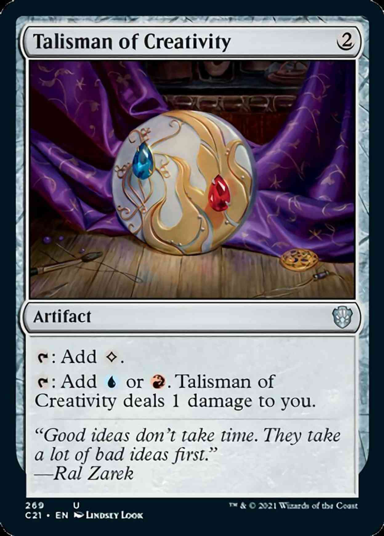 Talisman of Creativity magic card front