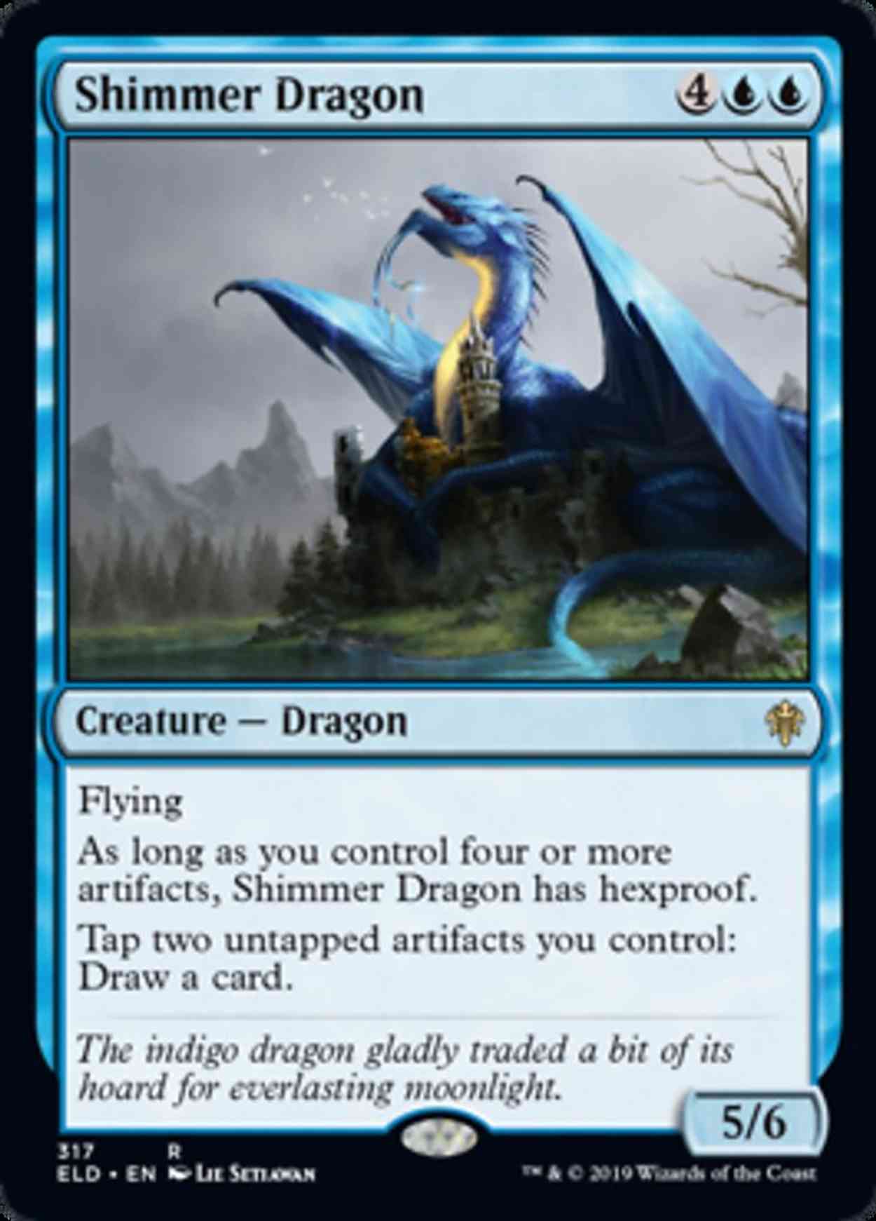 Shimmer Dragon magic card front