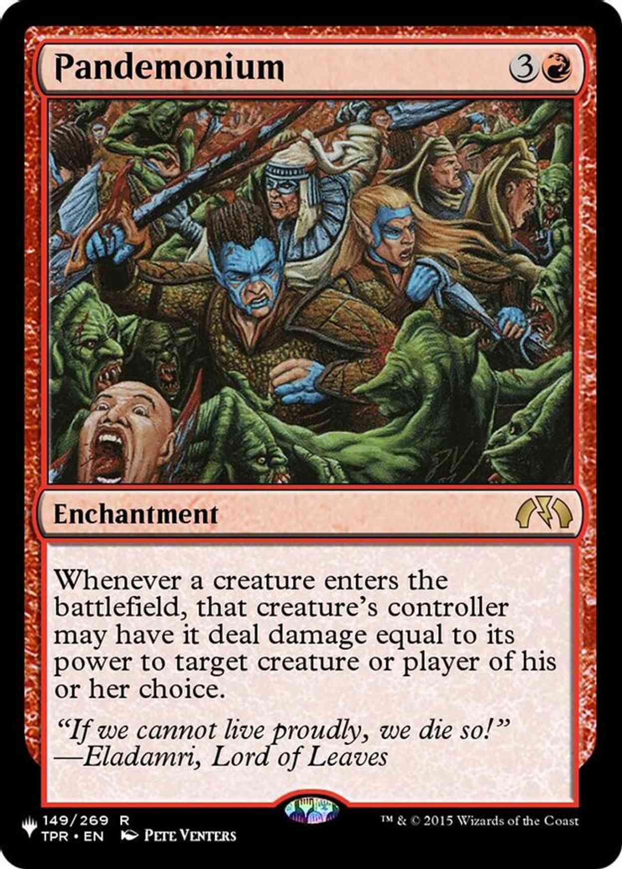 Pandemonium (TPR) magic card front