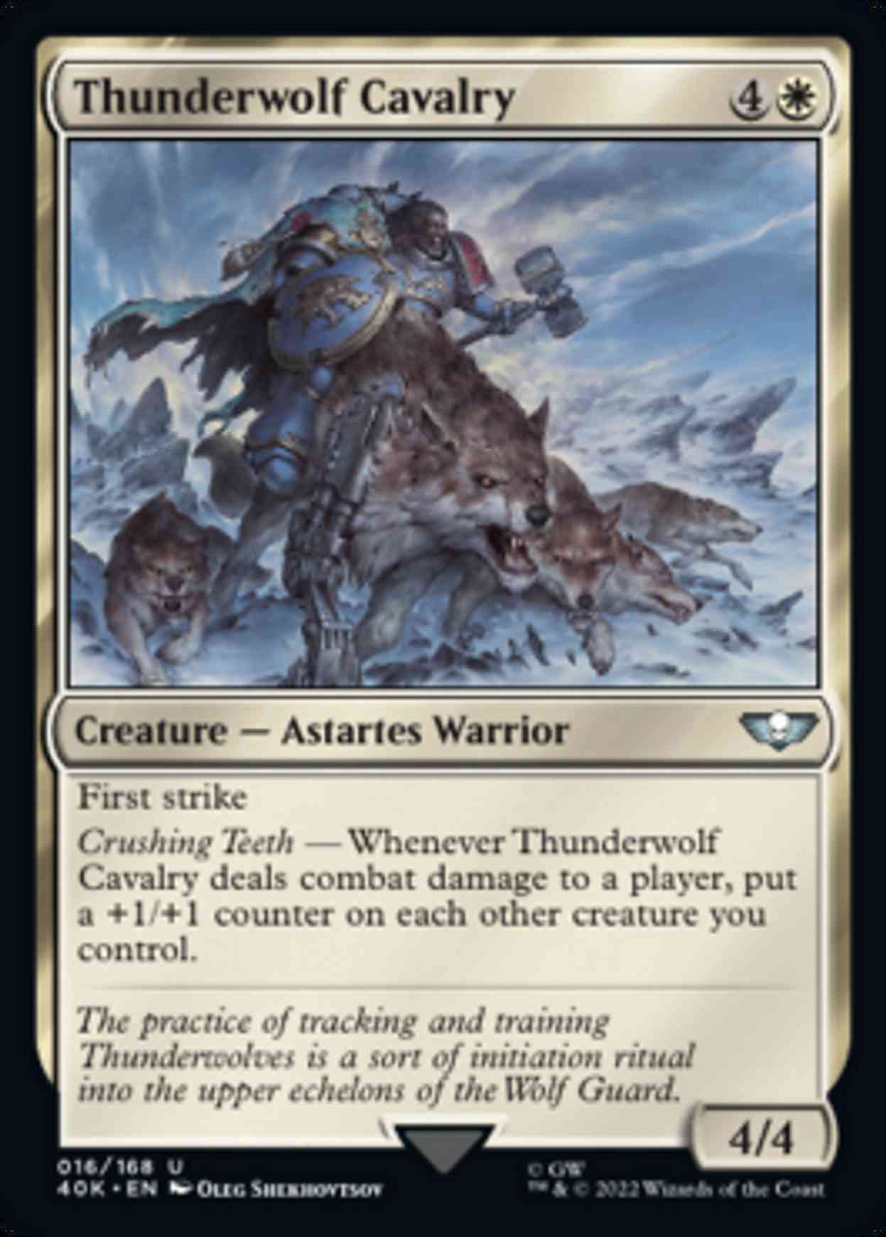 Thunderwolf Cavalry (Surge Foil) magic card front