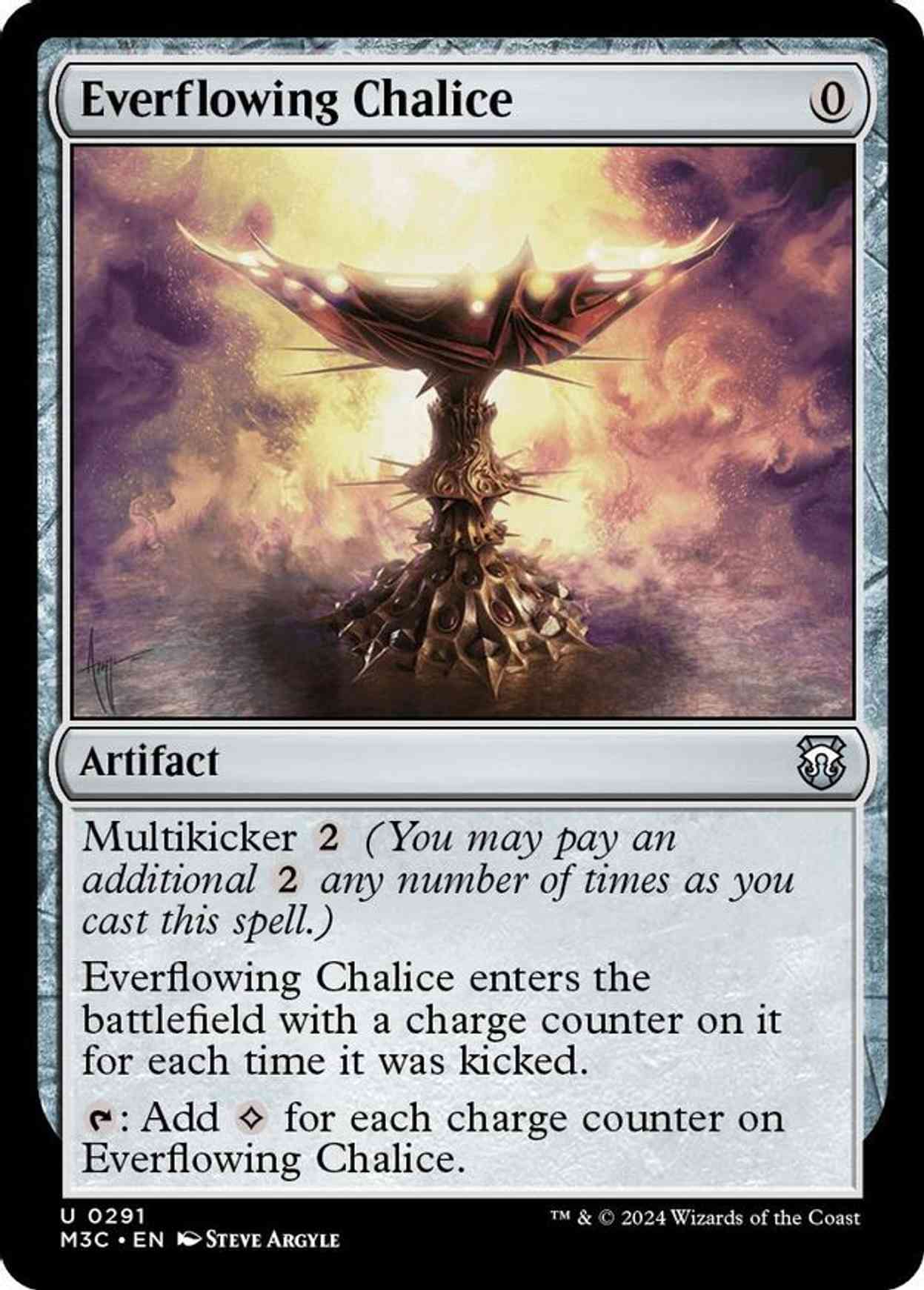 Everflowing Chalice (Ripple Foil) magic card front