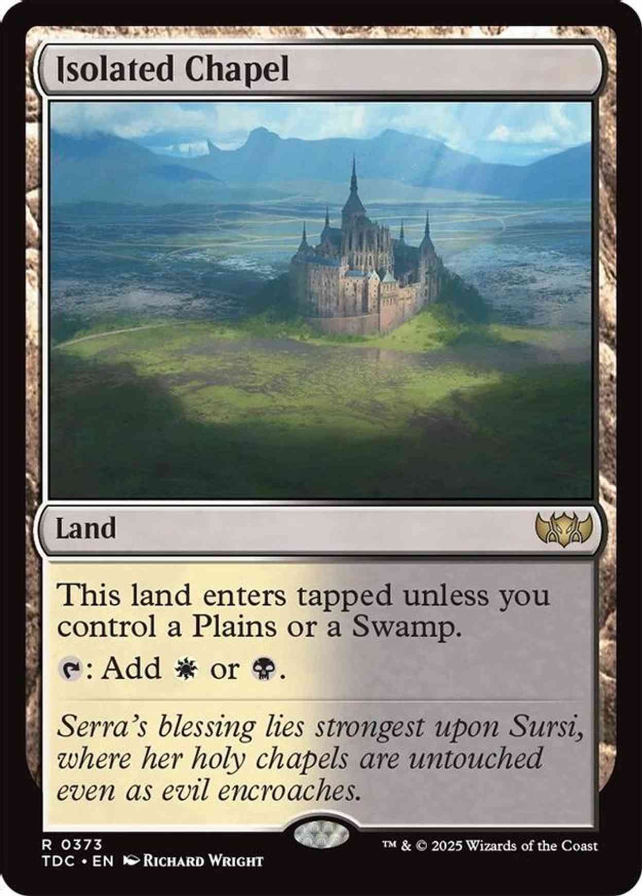 Isolated Chapel magic card front