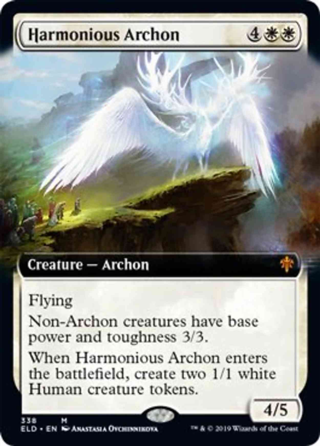 Harmonious Archon (Extended Art) magic card front