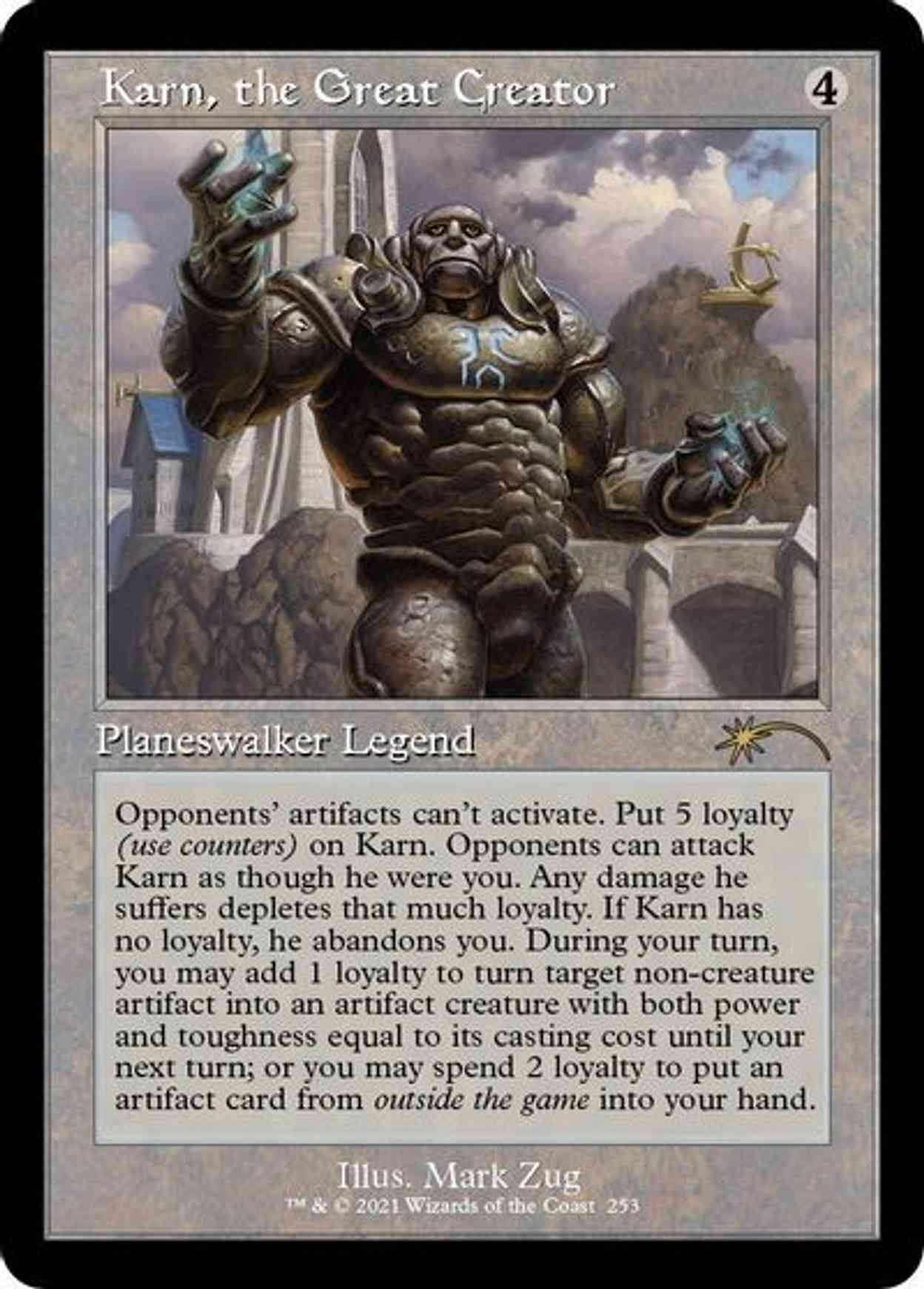 Karn, the Great Creator (Retro Frame) magic card front