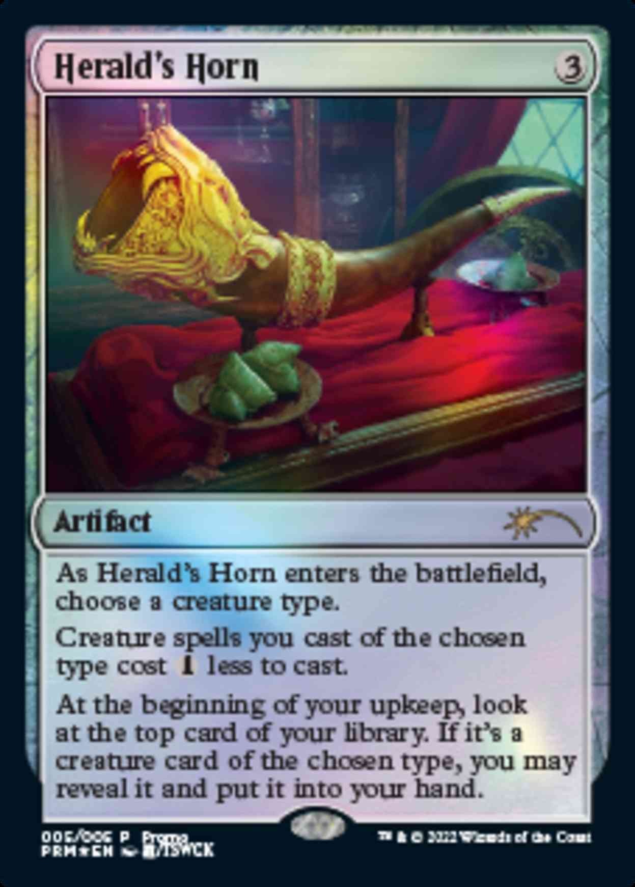 Herald's Horn (Year of the Tiger 2022) magic card front
