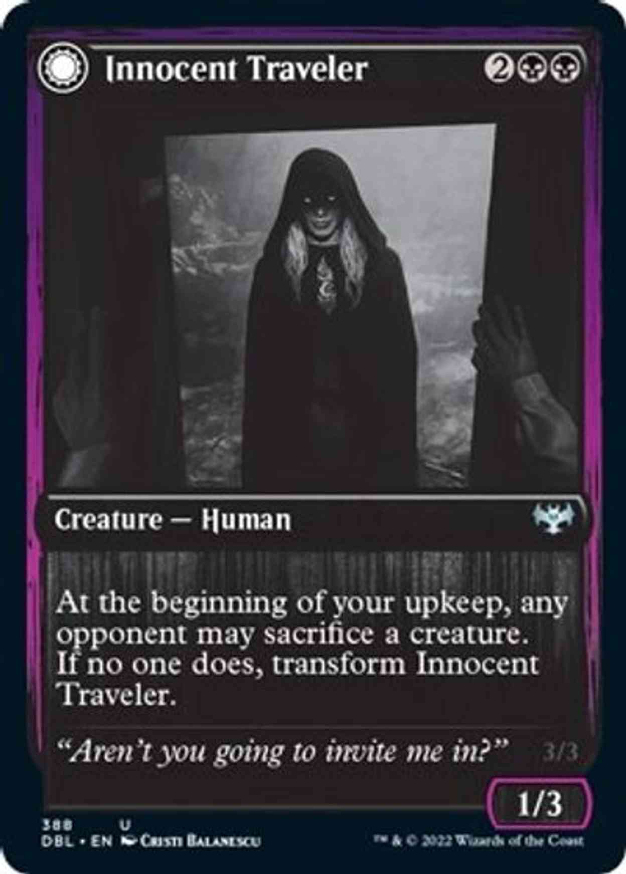 Innocent Traveler magic card front