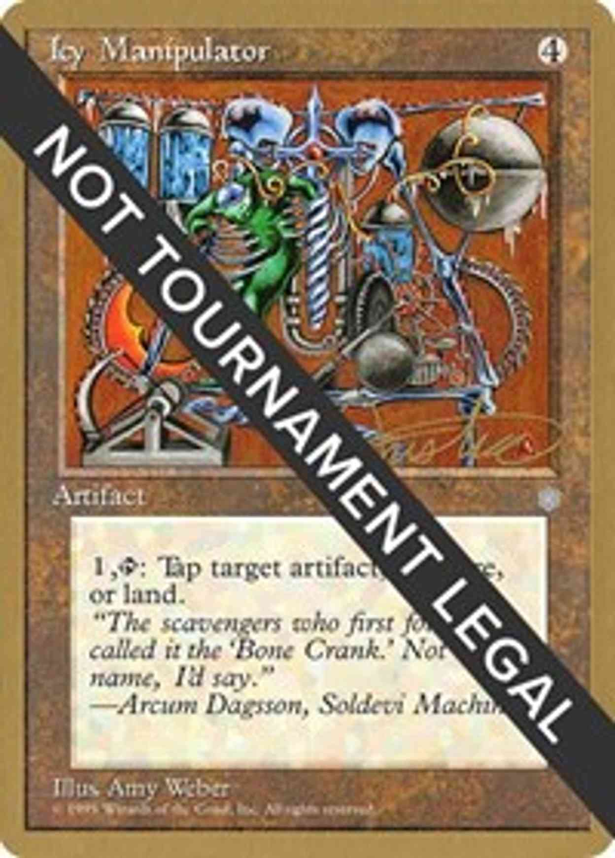 Icy Manipulator - 1996 Mark Justice (ICE) magic card front