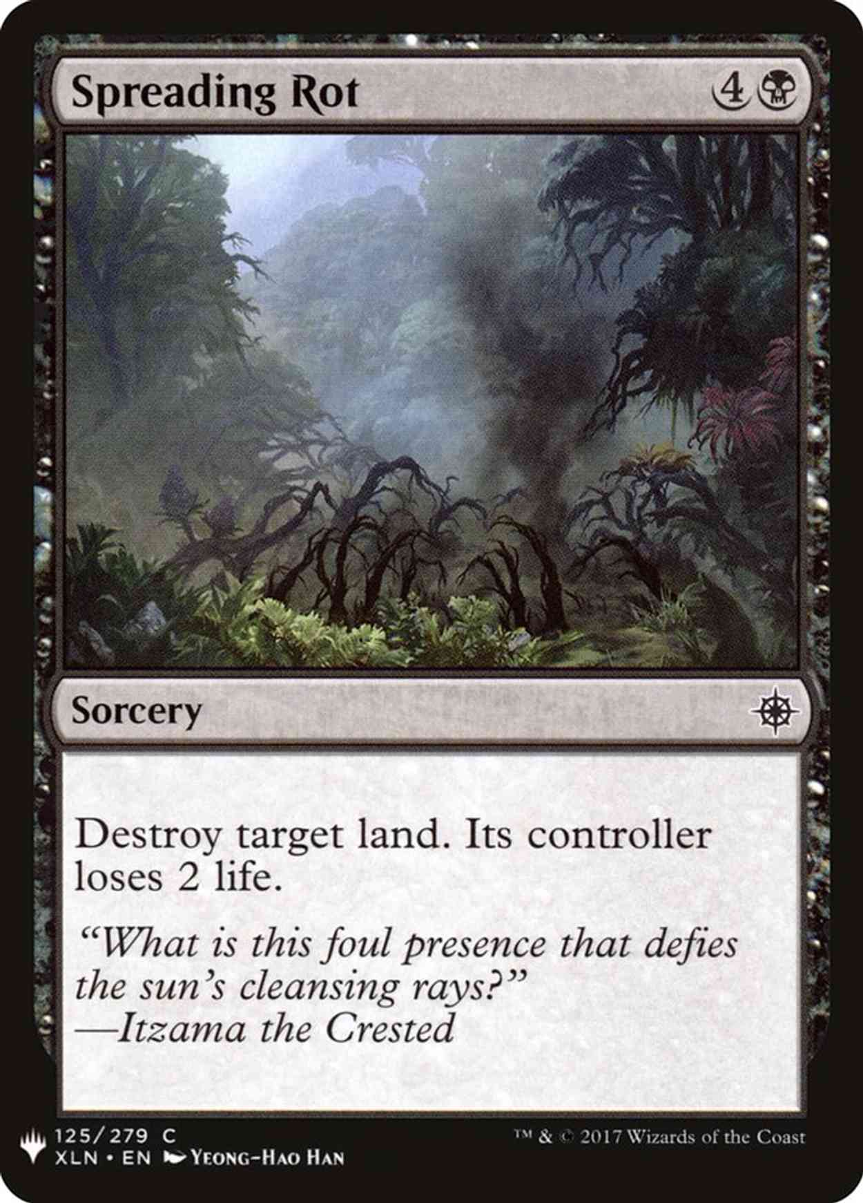 Spreading Rot magic card front