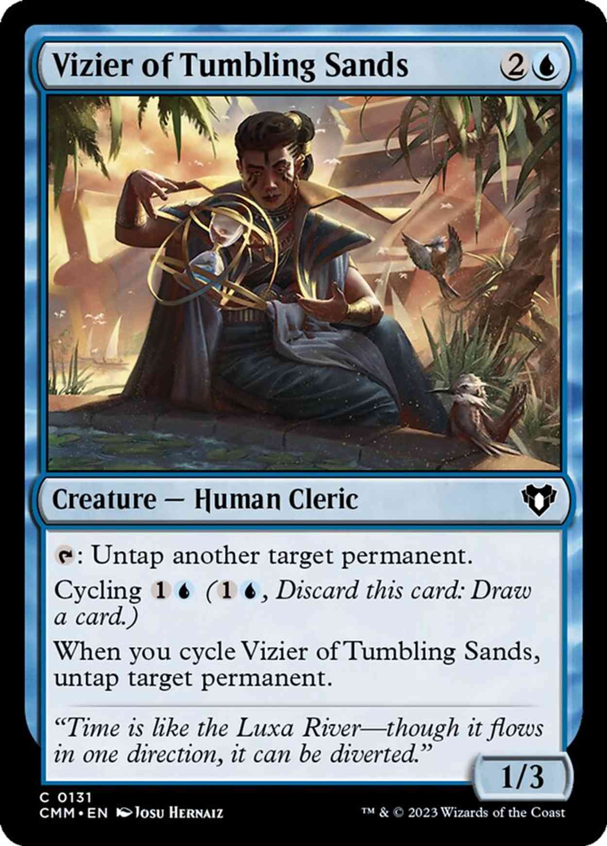 Vizier of Tumbling Sands magic card front
