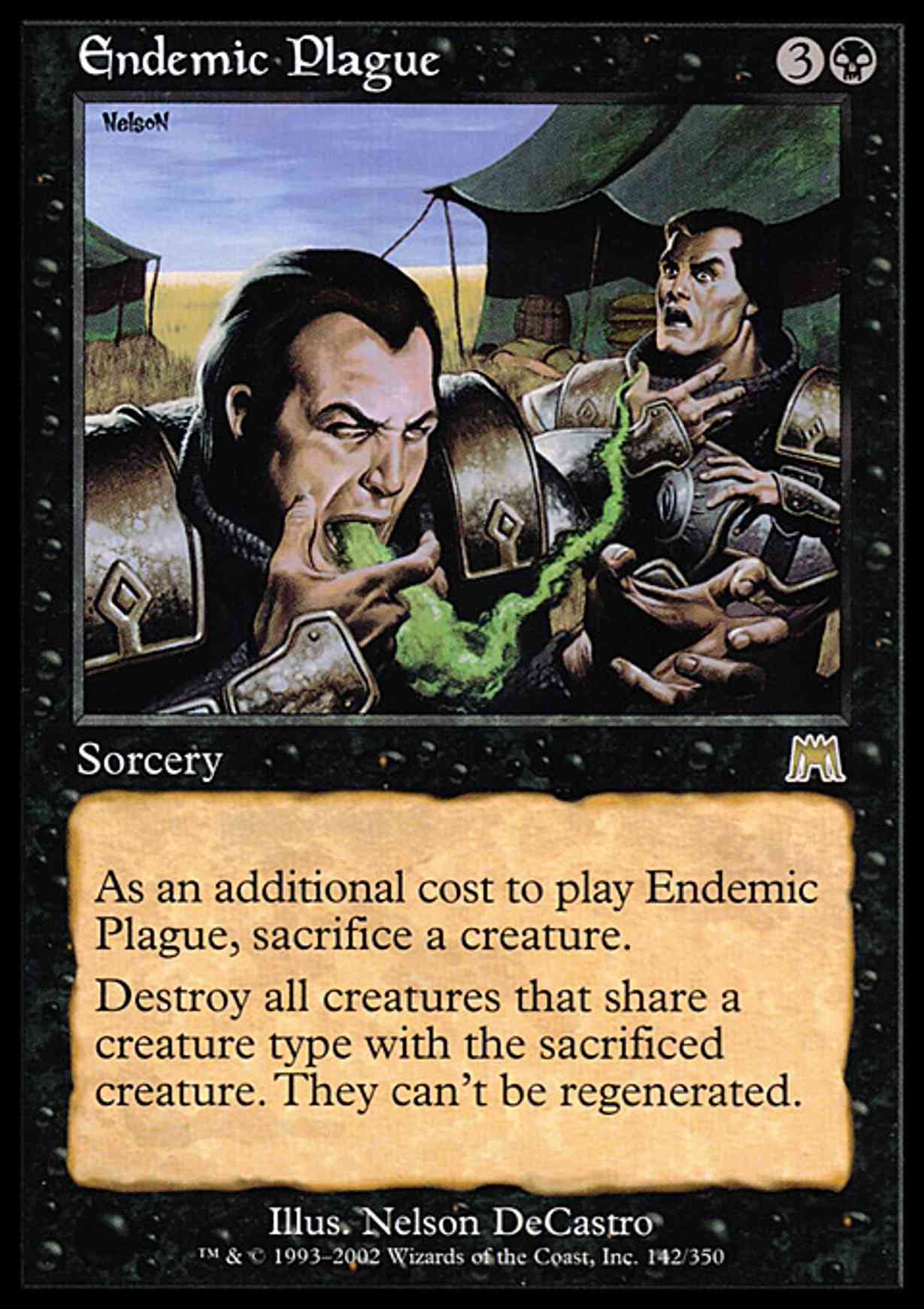 Endemic Plague magic card front
