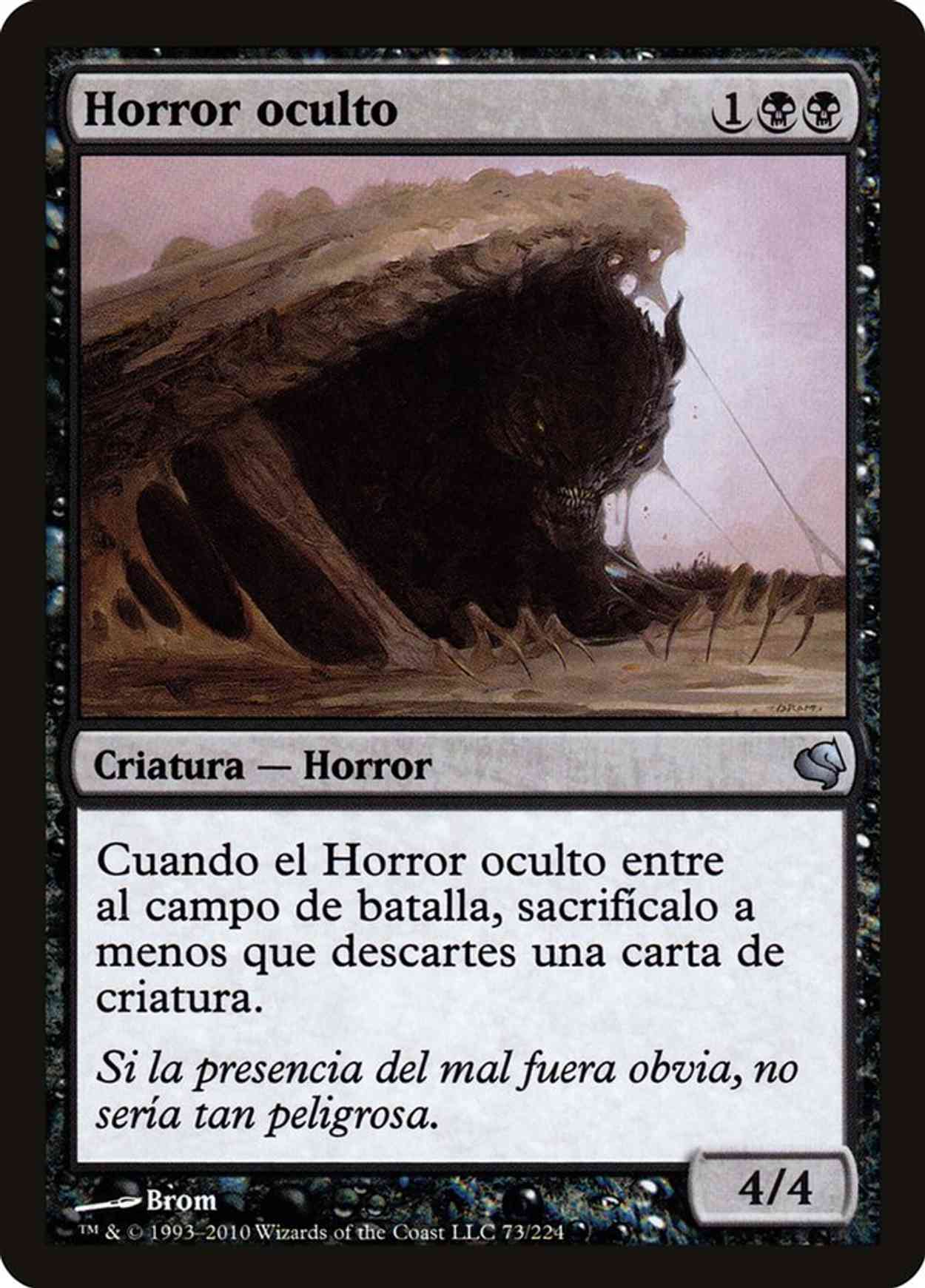 Hidden Horror (Retro Frame) magic card front