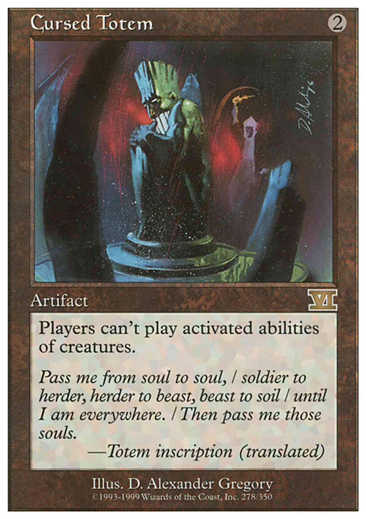 Cursed Totem magic card front
