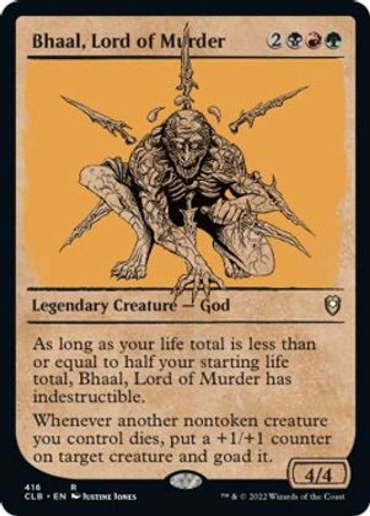 Bhaal, Lord of Murder (Showcase) magic card front