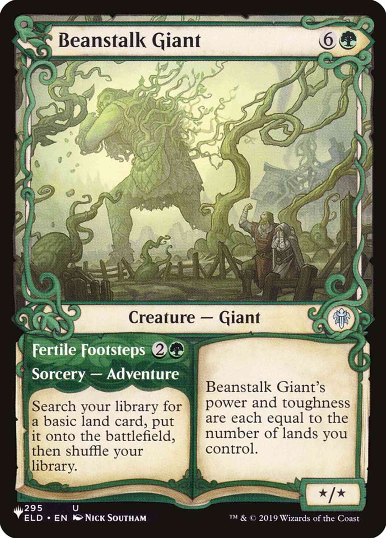 Beanstalk Giant (Showcase) magic card front