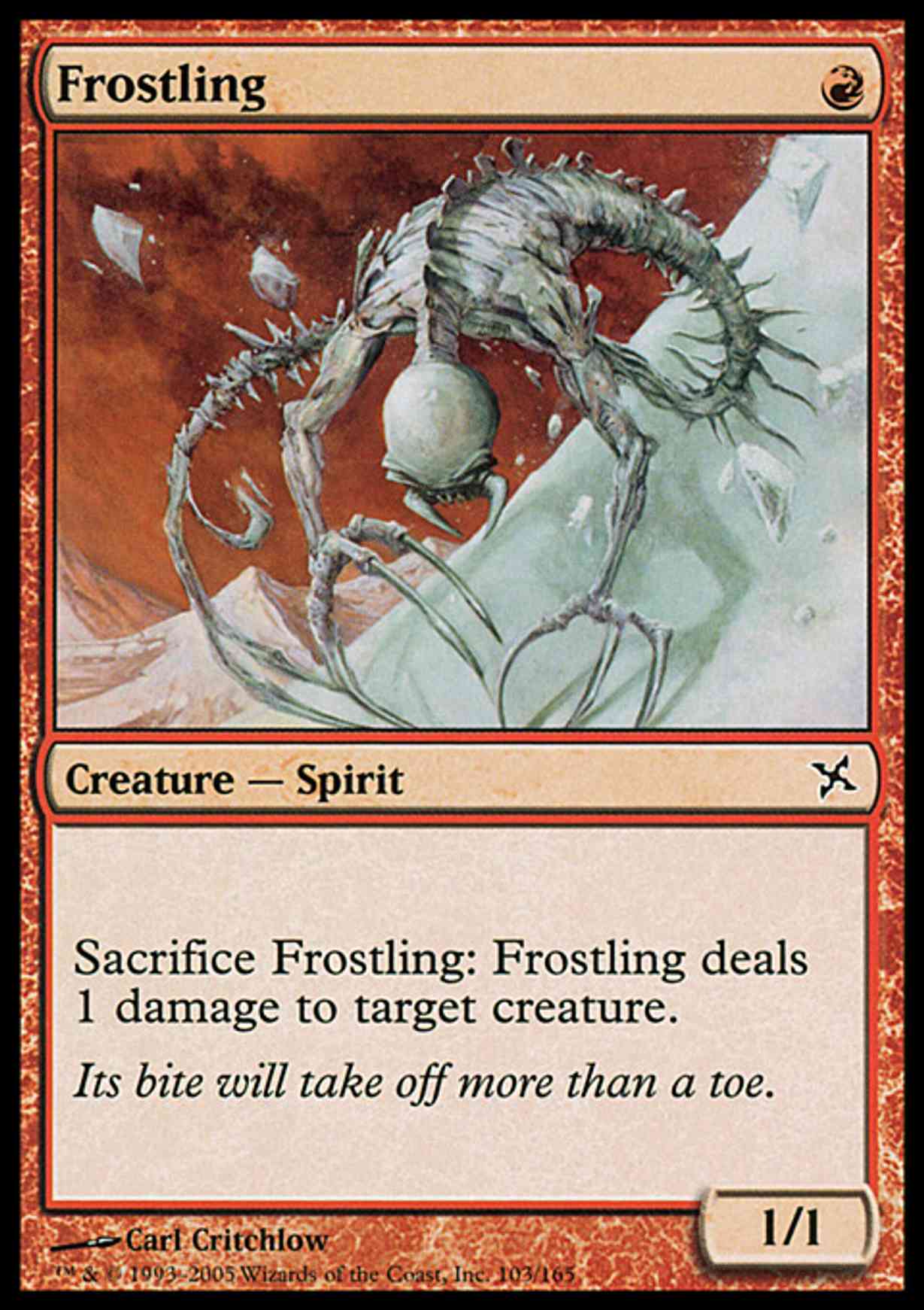 Frostling magic card front