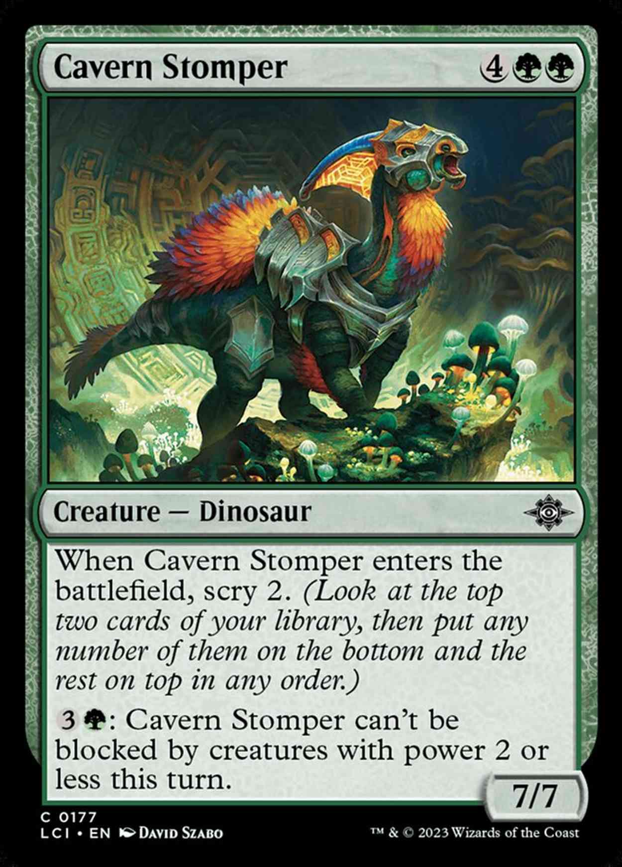 Cavern Stomper magic card front