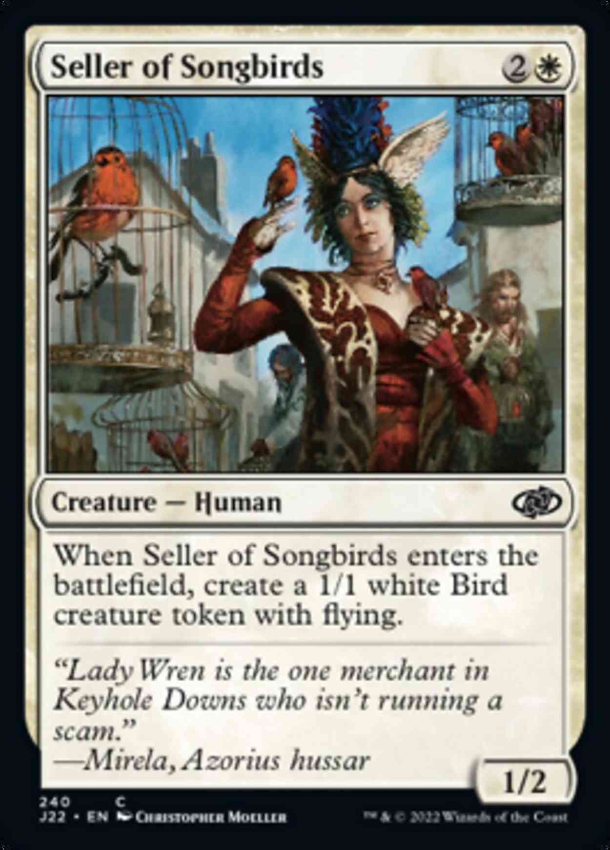 Seller of Songbirds magic card front