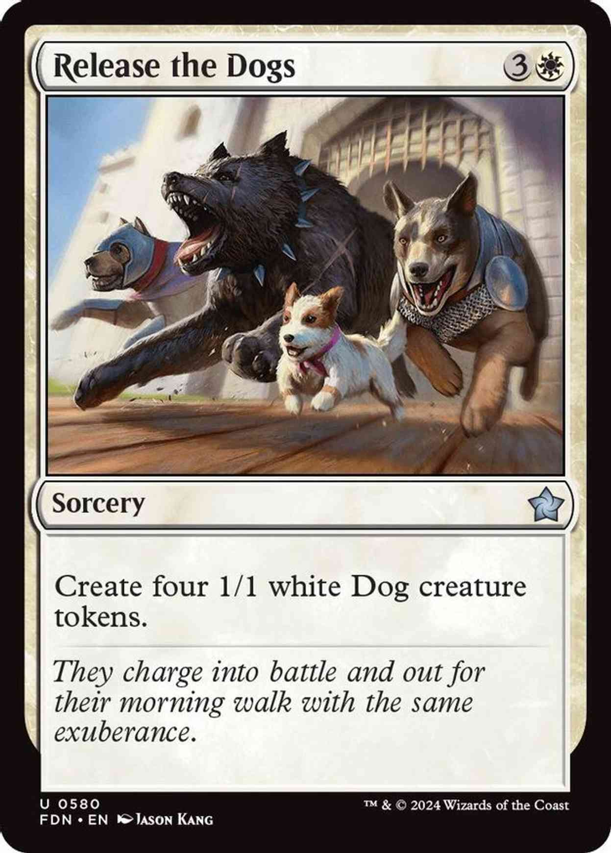 Release the Dogs magic card front