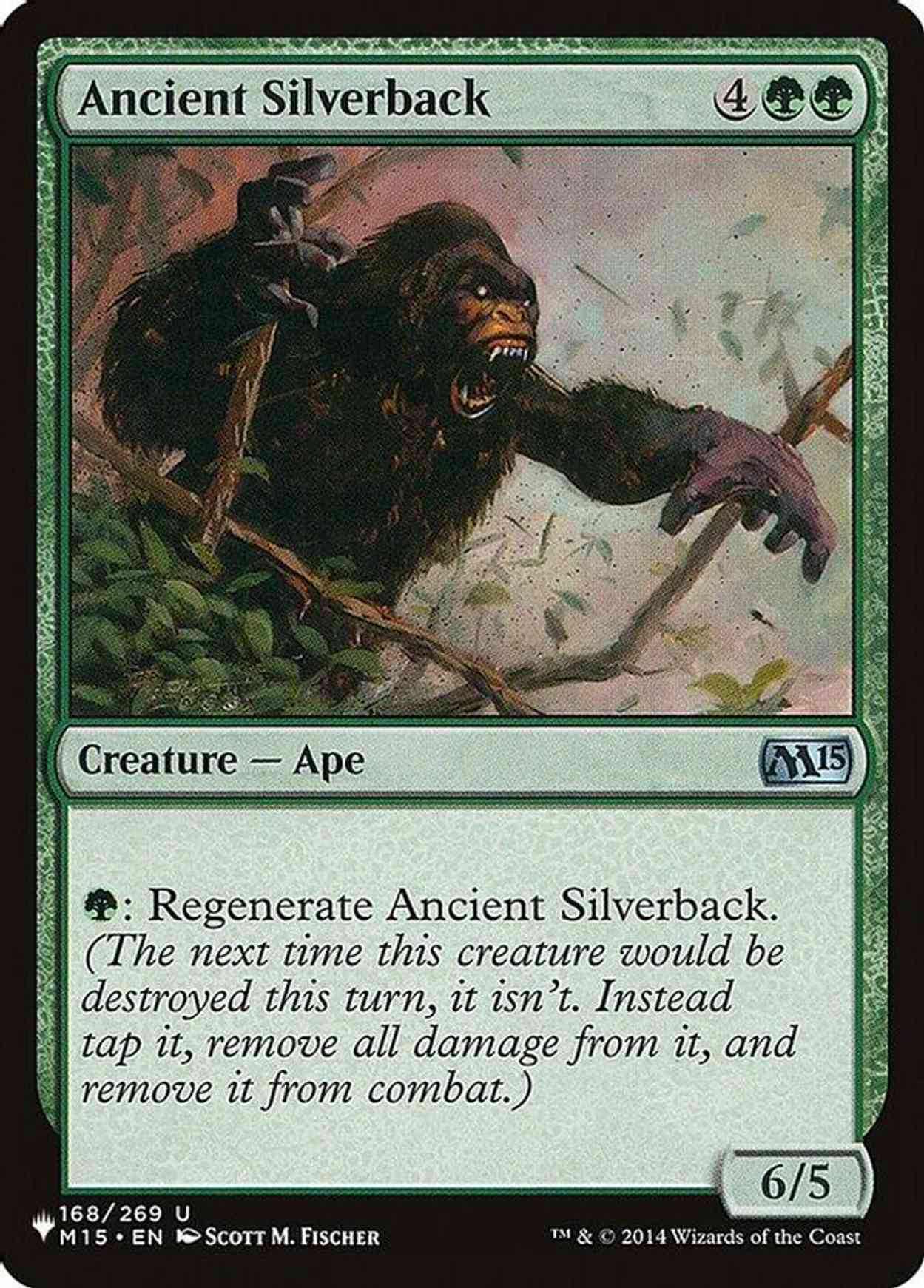 Ancient Silverback magic card front