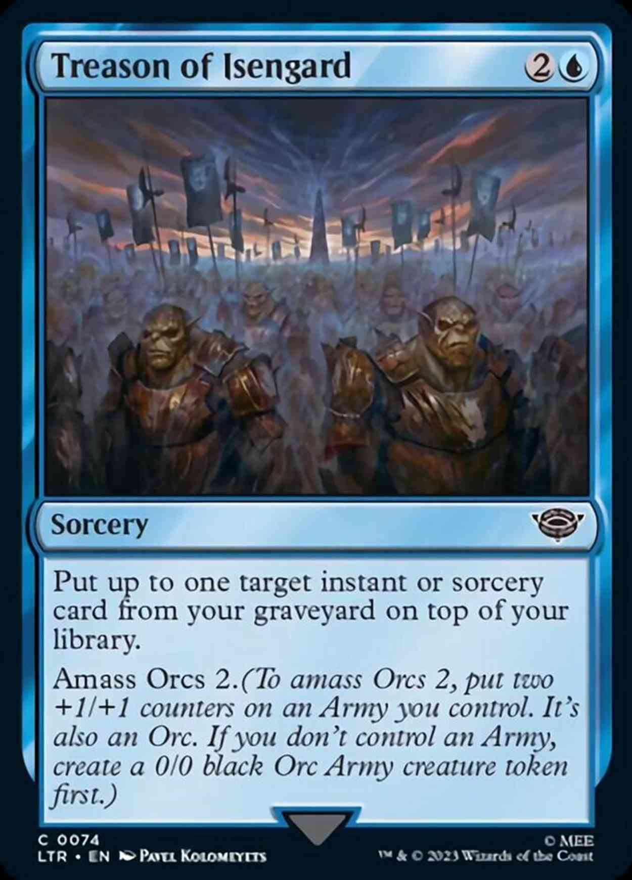 Treason of Isengard magic card front