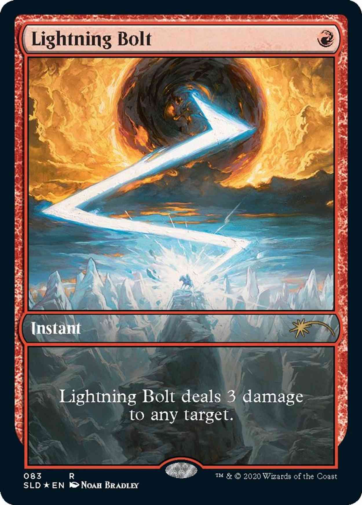 Lightning Bolt (83) magic card front