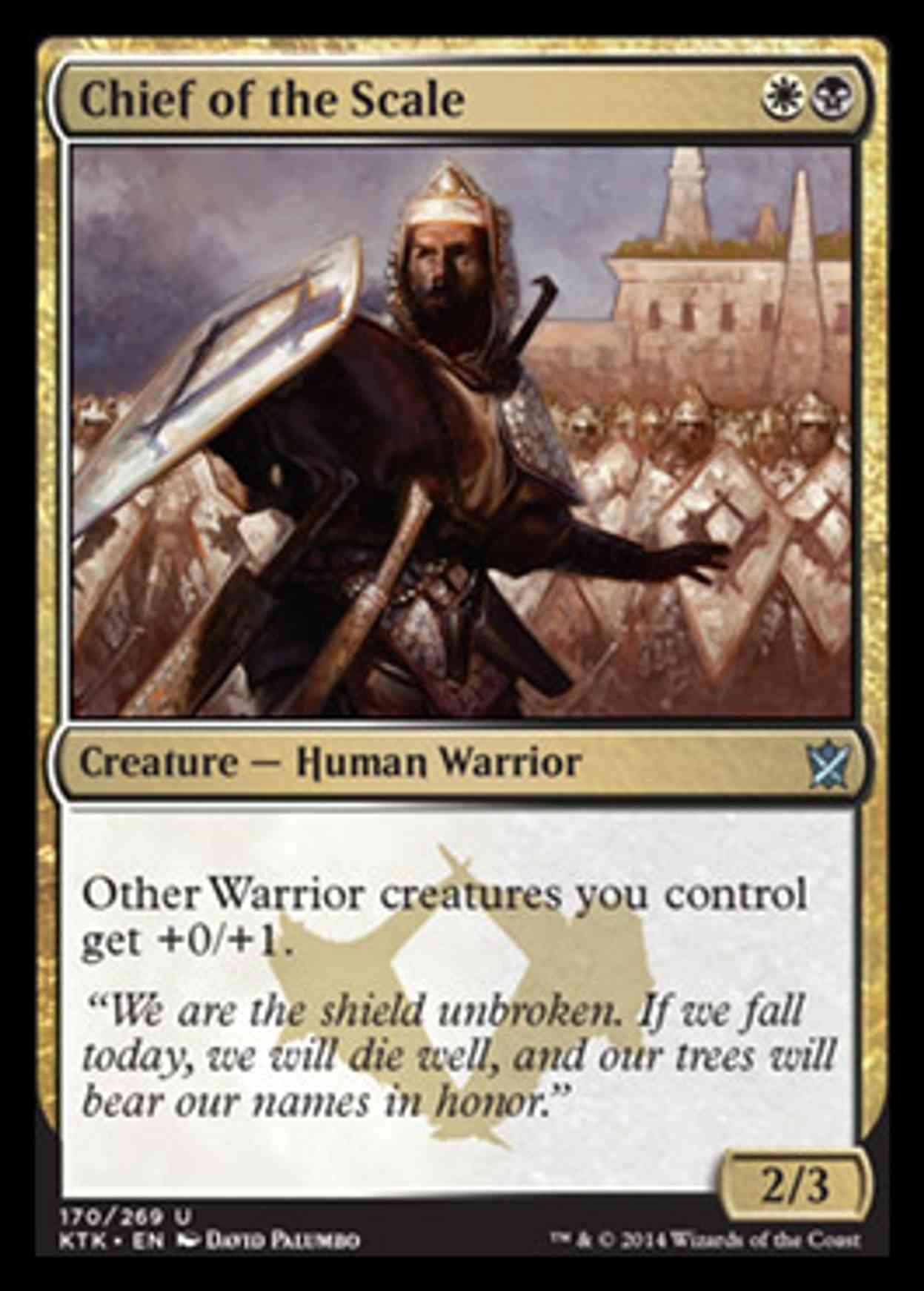 Chief of the Scale magic card front