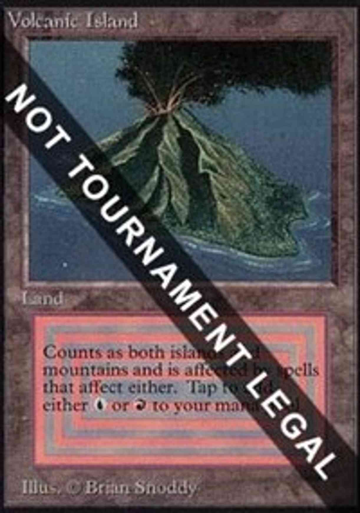 Volcanic Island (CE) magic card front