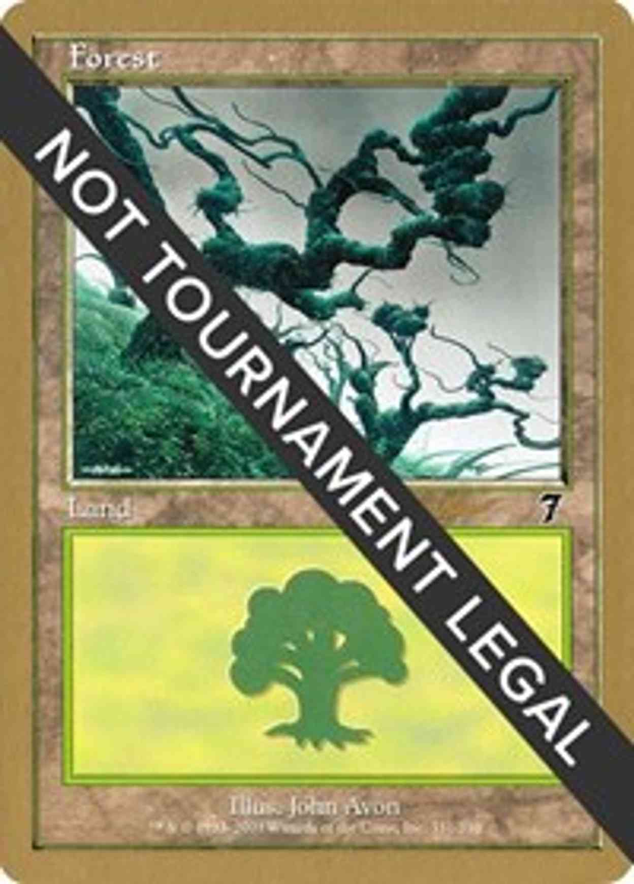 Forest (331) - 2002 Sim Han How (7ED) magic card front