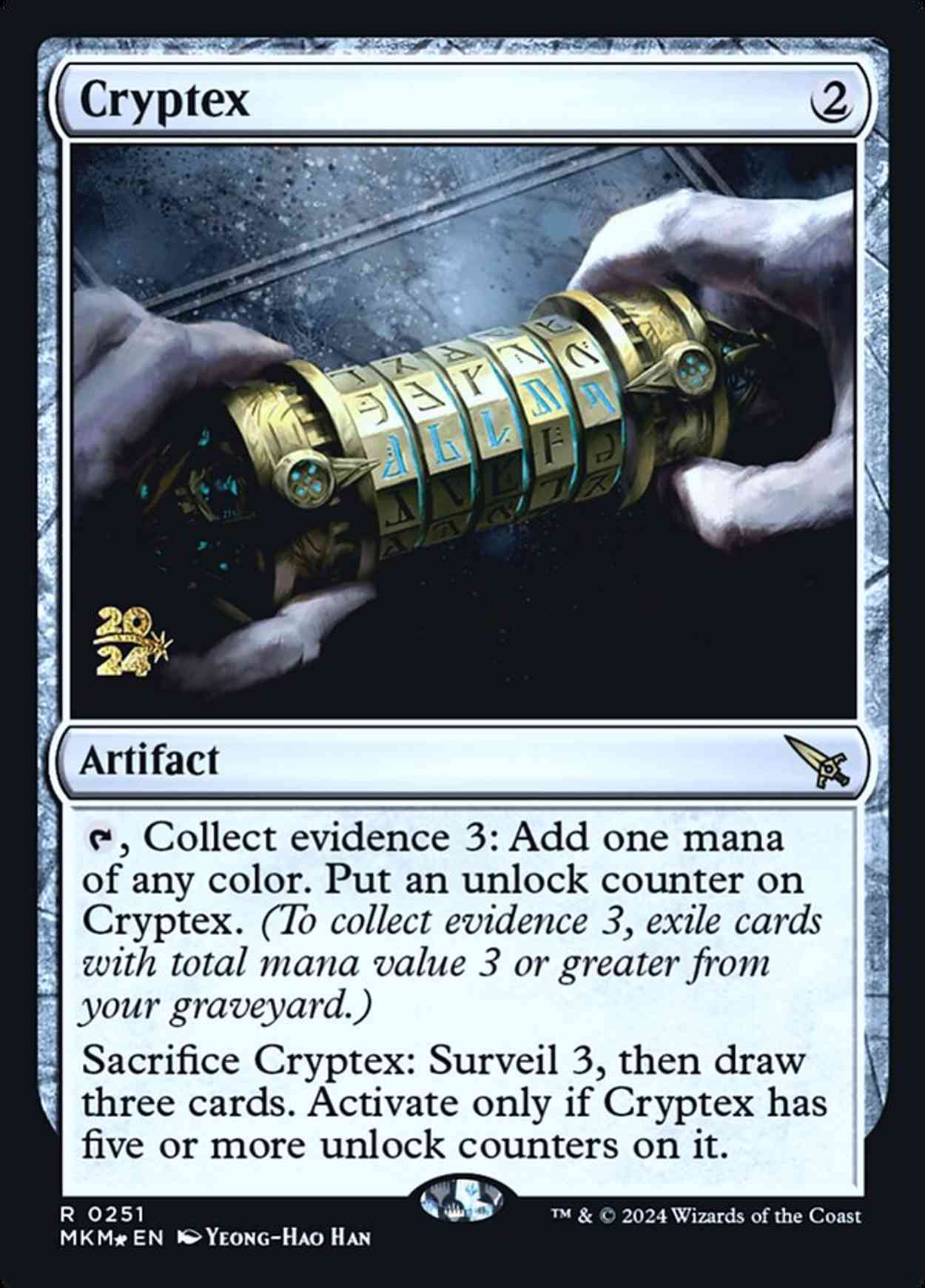 Cryptex magic card front