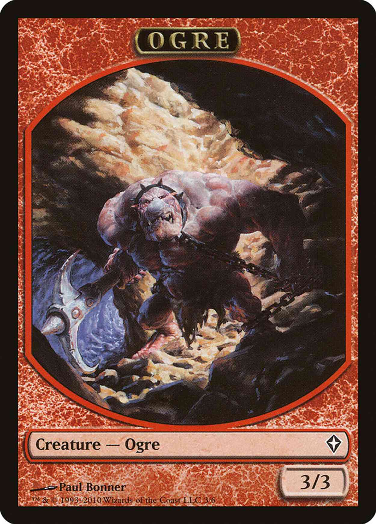Ogre Token magic card front