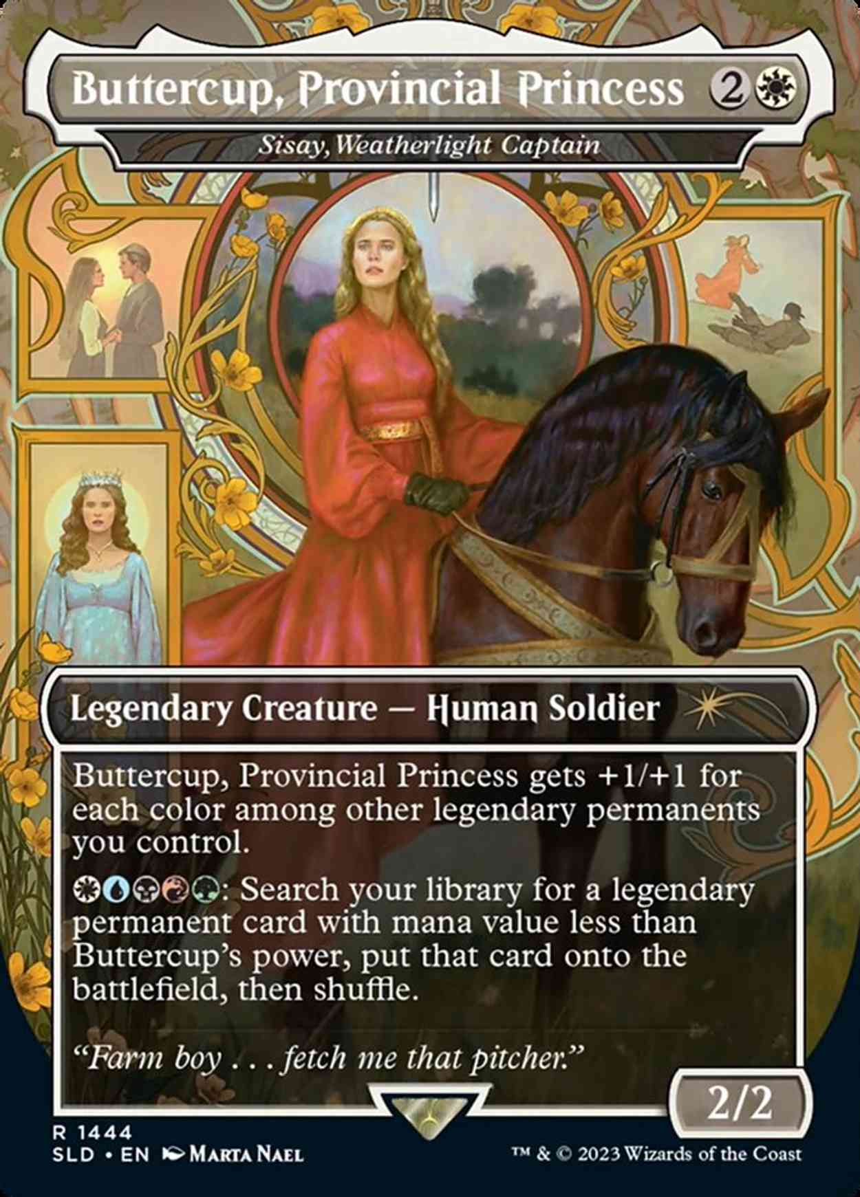 Buttercup, Provincial Princess - Sisay, Weatherlight Captain magic card front