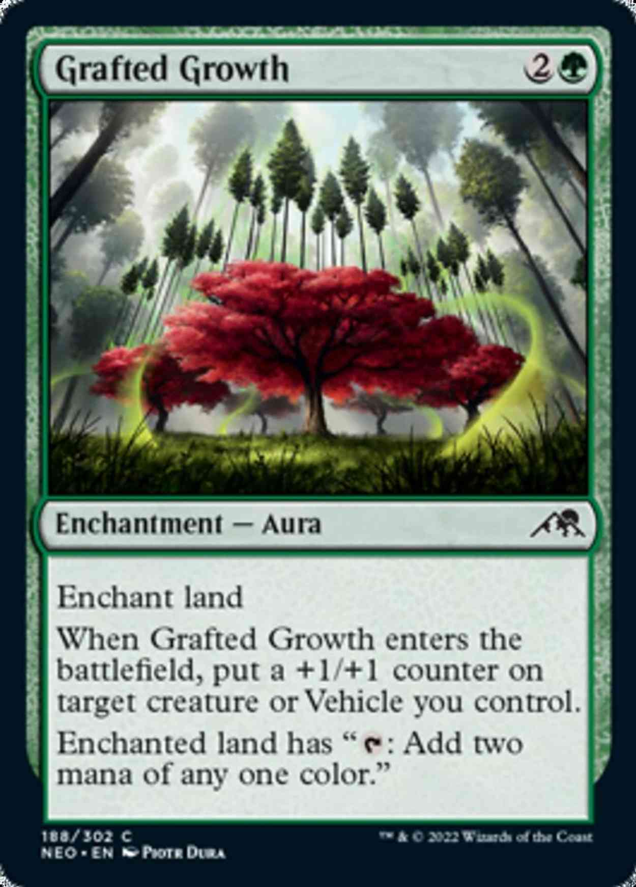 Grafted Growth magic card front