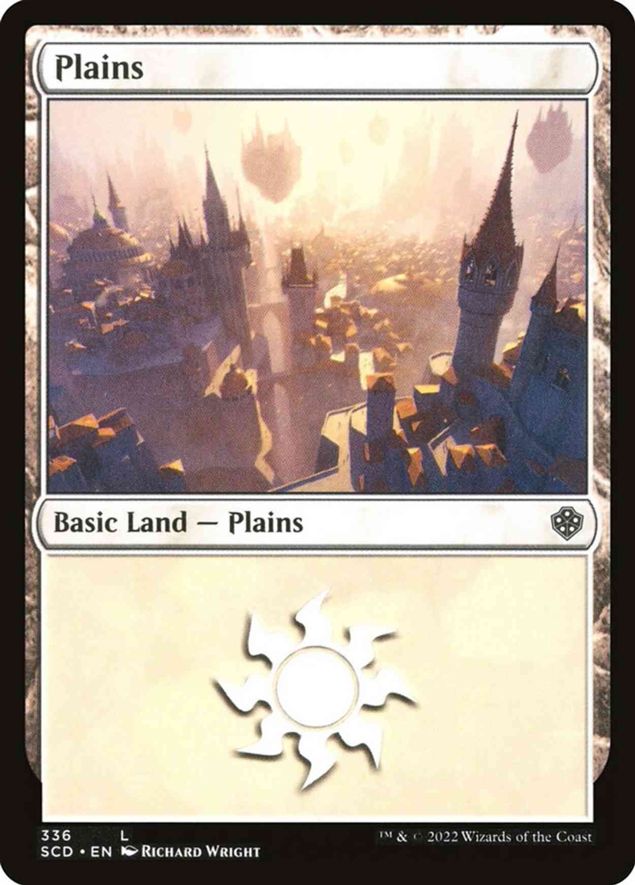 Plains (336) magic card front