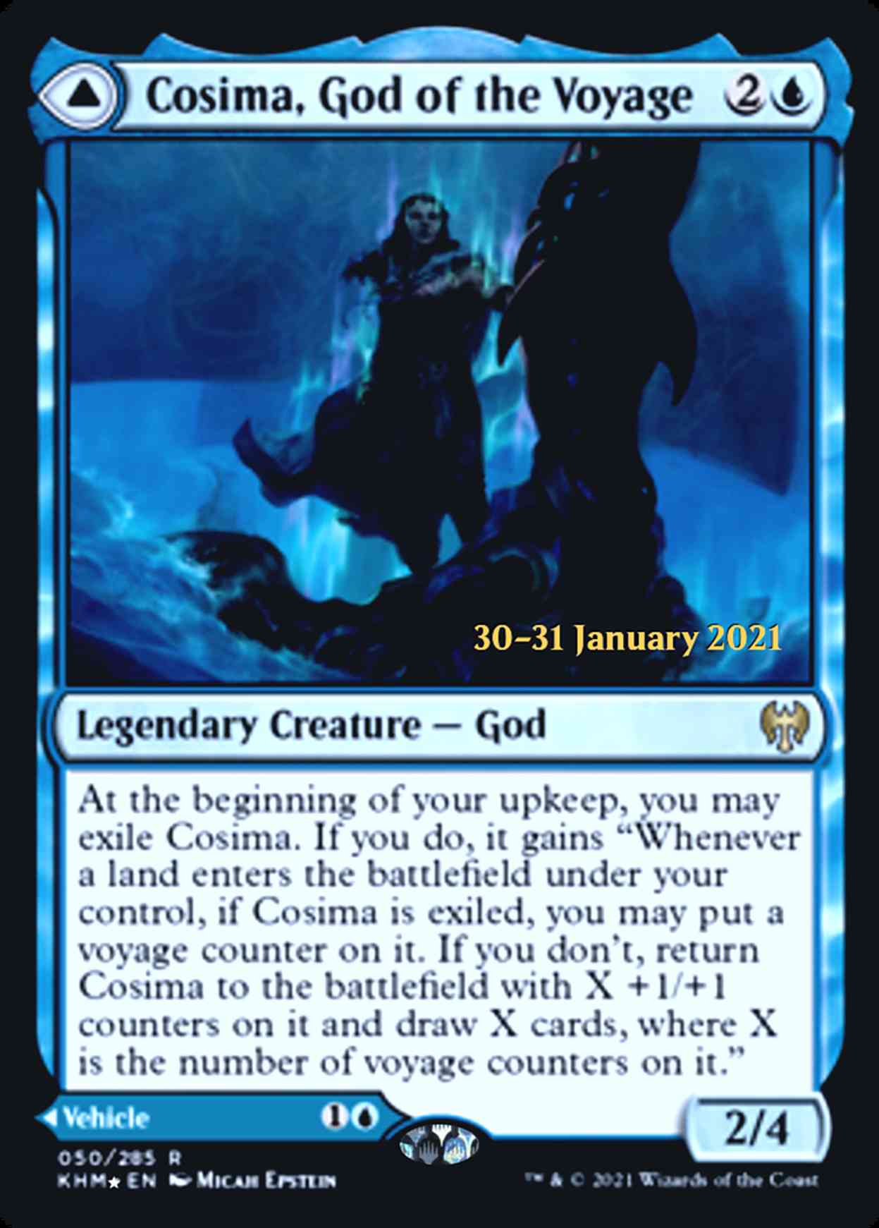 Cosima, God of the Voyage magic card front