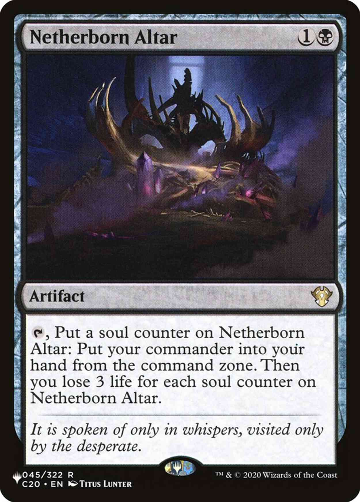 Netherborn Altar magic card front