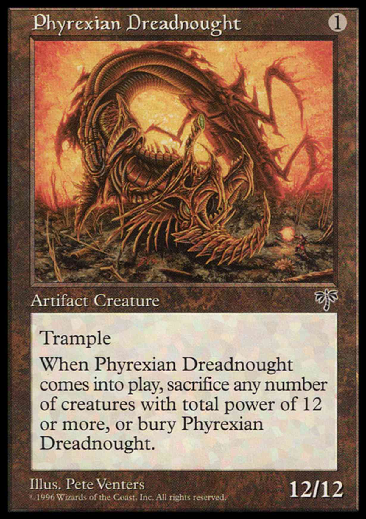 Phyrexian Dreadnought magic card front
