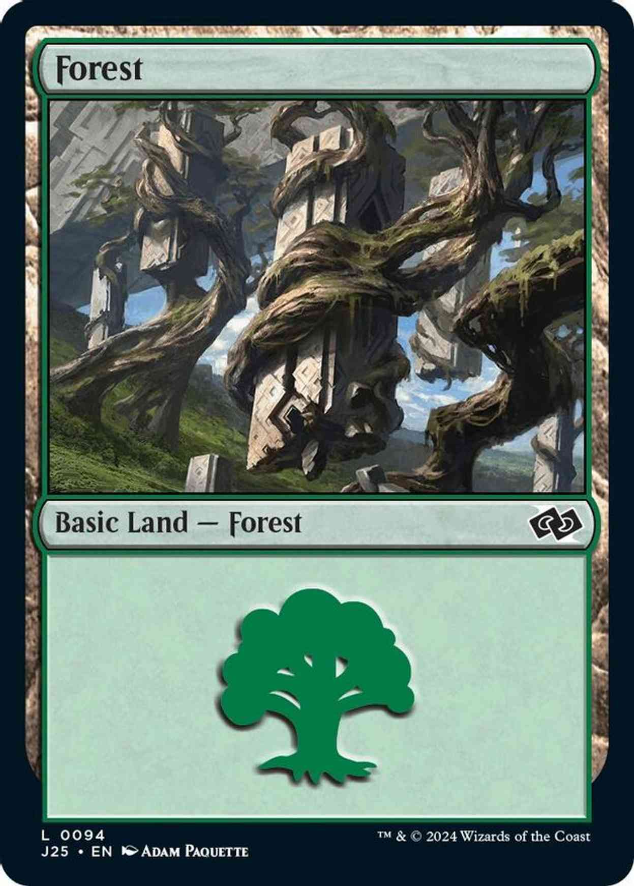 Forest (0094) magic card front