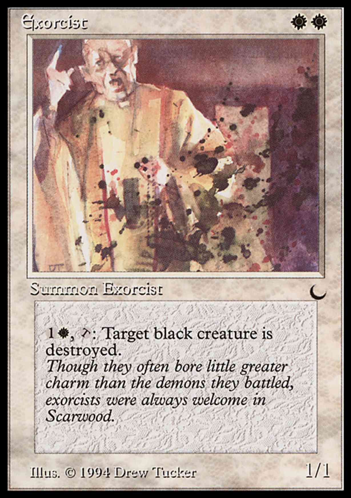 Exorcist magic card front