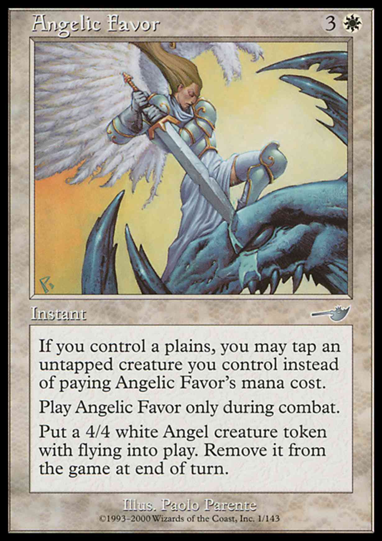 Angelic Favor magic card front