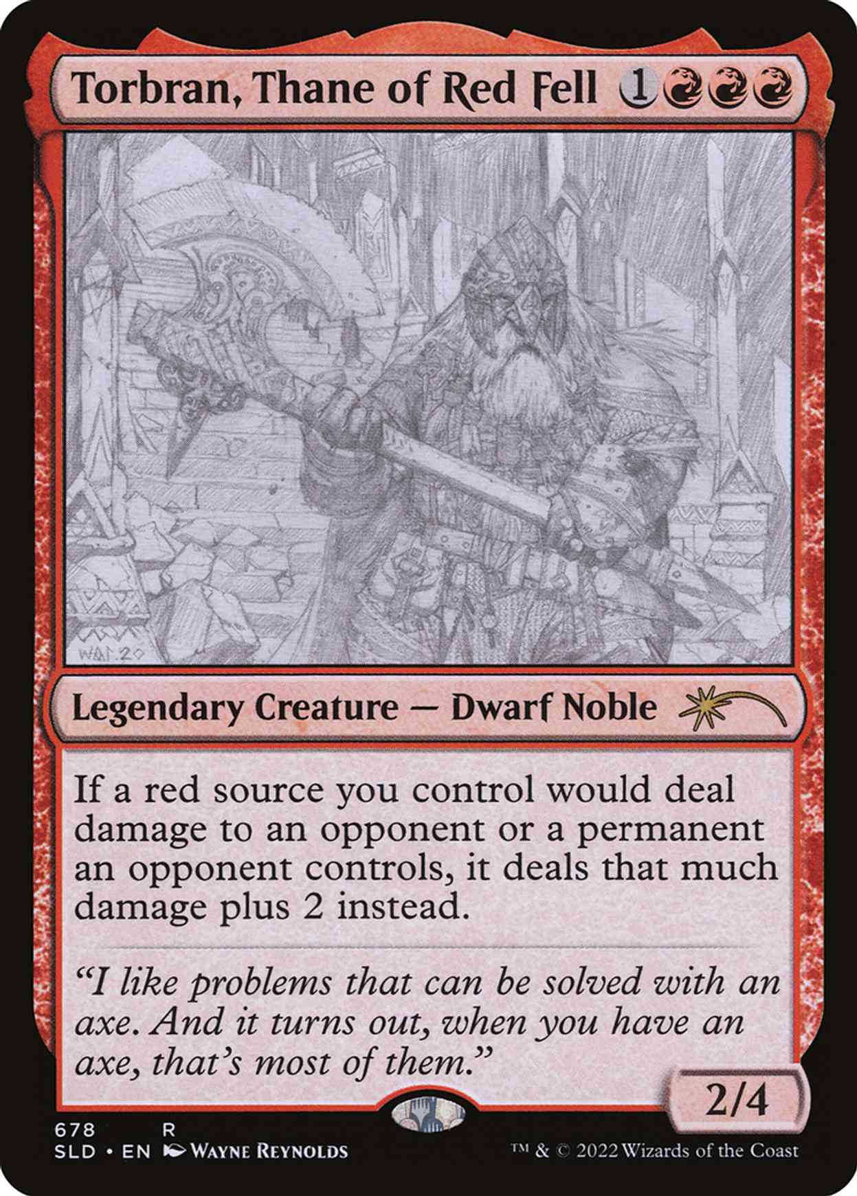 Torbran, Thane of Red Fell (678) magic card front