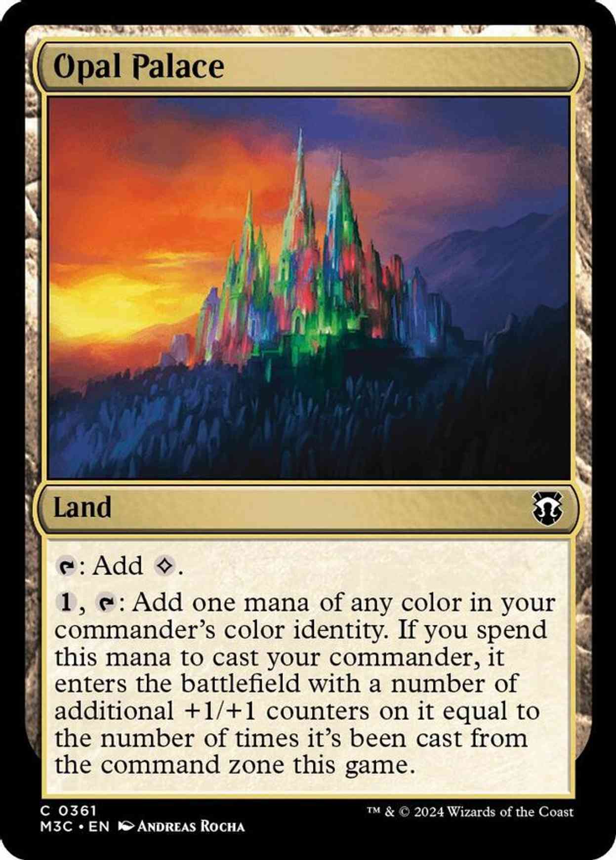 Opal Palace (Ripple Foil) magic card front