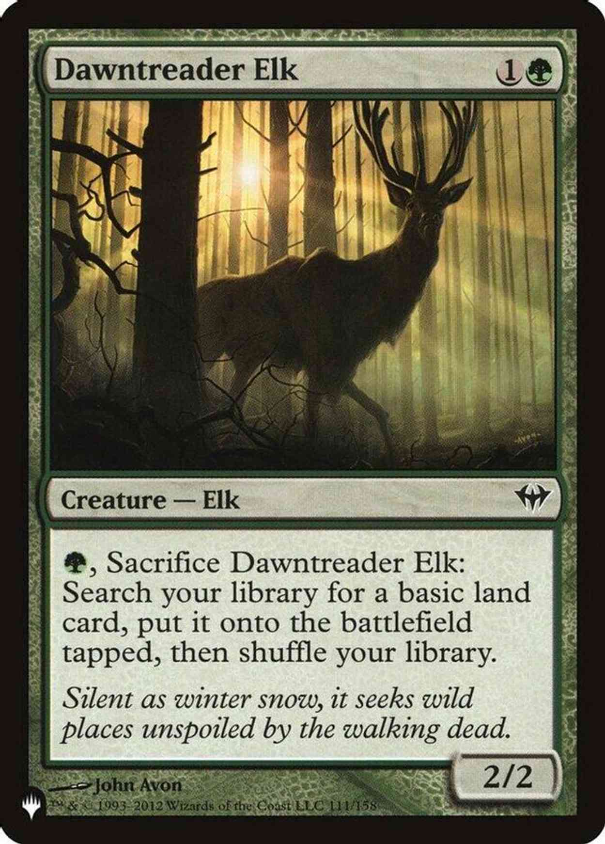 Dawntreader Elk magic card front